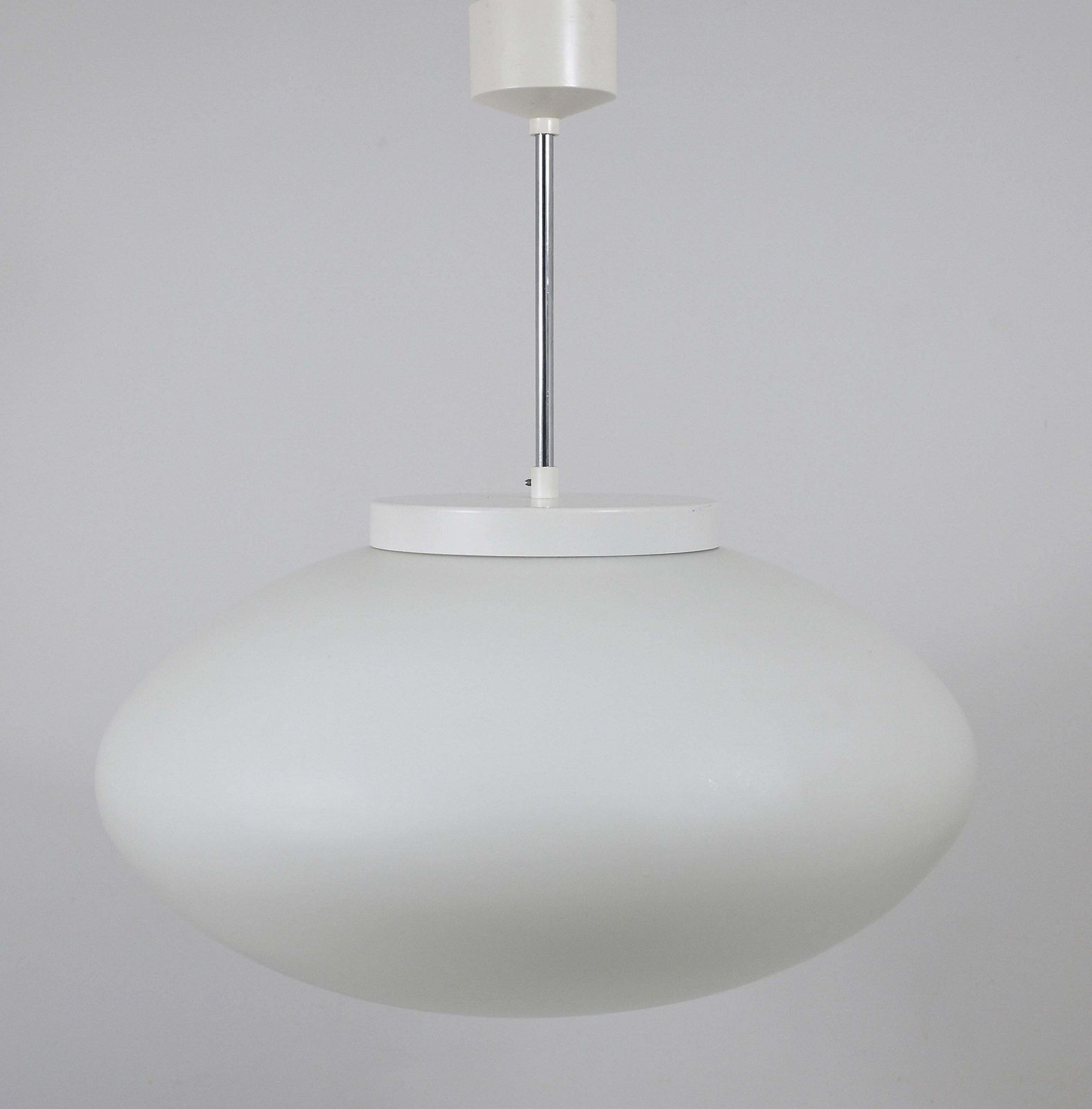 Up To 40 Huge Elliptical Opal Glass Pendant Lights, Lisa Johansson Pape Style photo 685.0