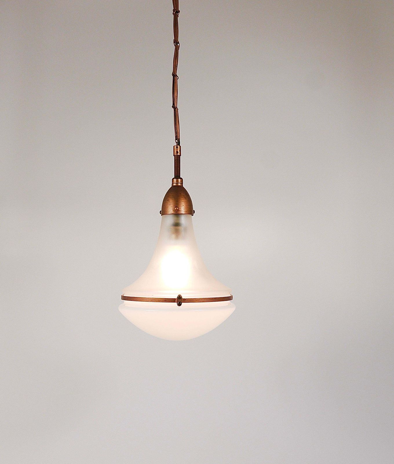 photo furniture Peter Behrens Luzette Industrial Pendant Lamp, Siemens Schuckert, Germany, 1910