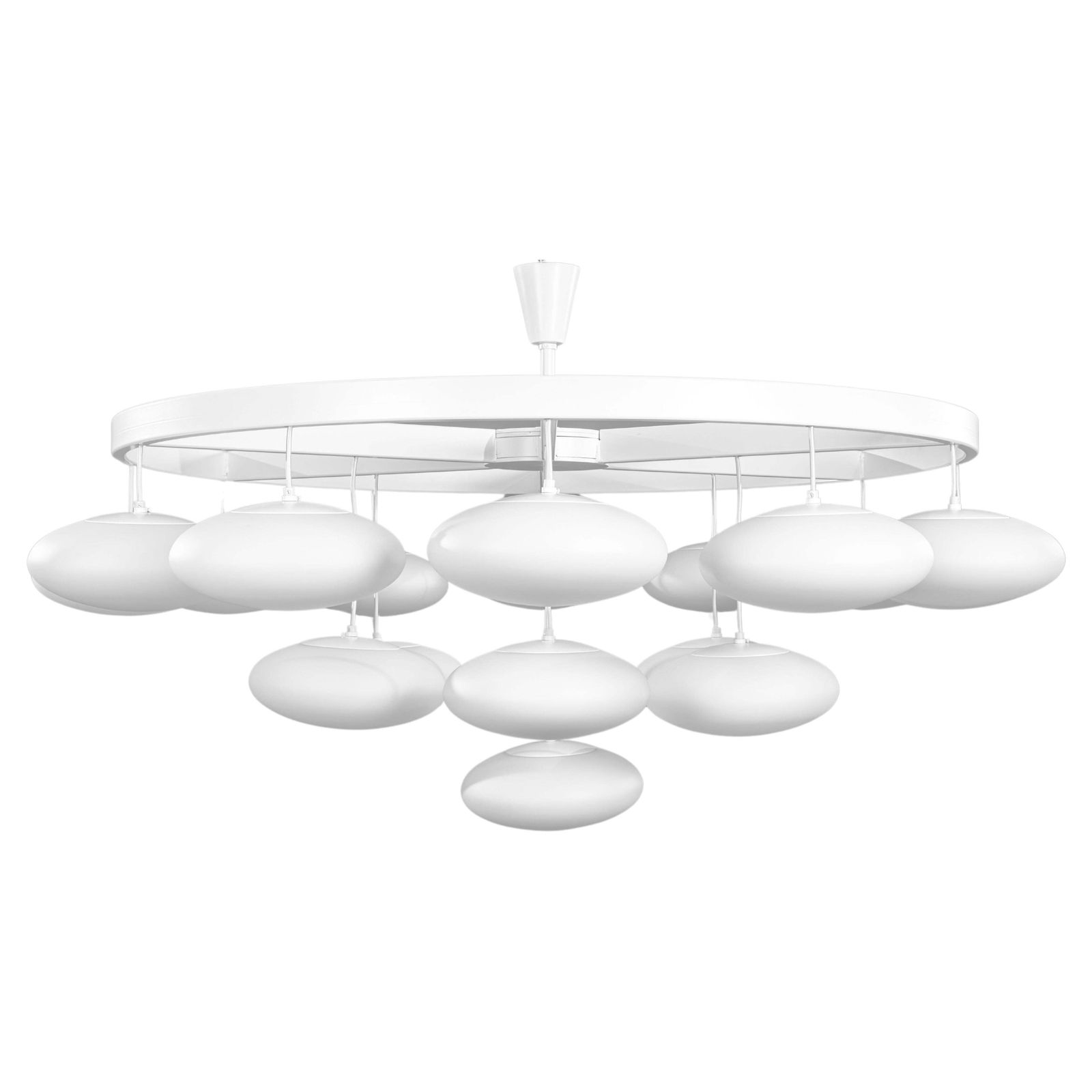 Impressive Midcentury Modern Cloud Chandelier From Volksgarten Milchhalle Vienna photo furniture