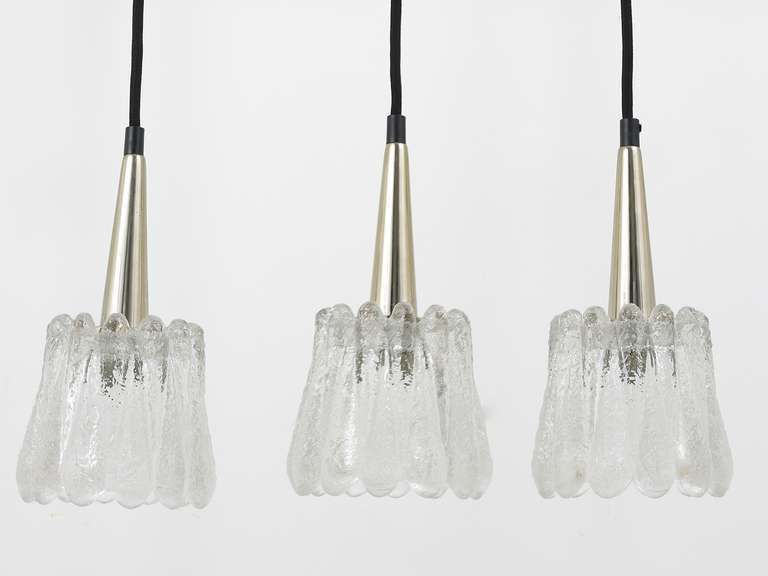 Carl Fagerlund – Set Van Drie Glazen Hanglampen, Orrefors, Zweden, Jaren 1960 photo furniture