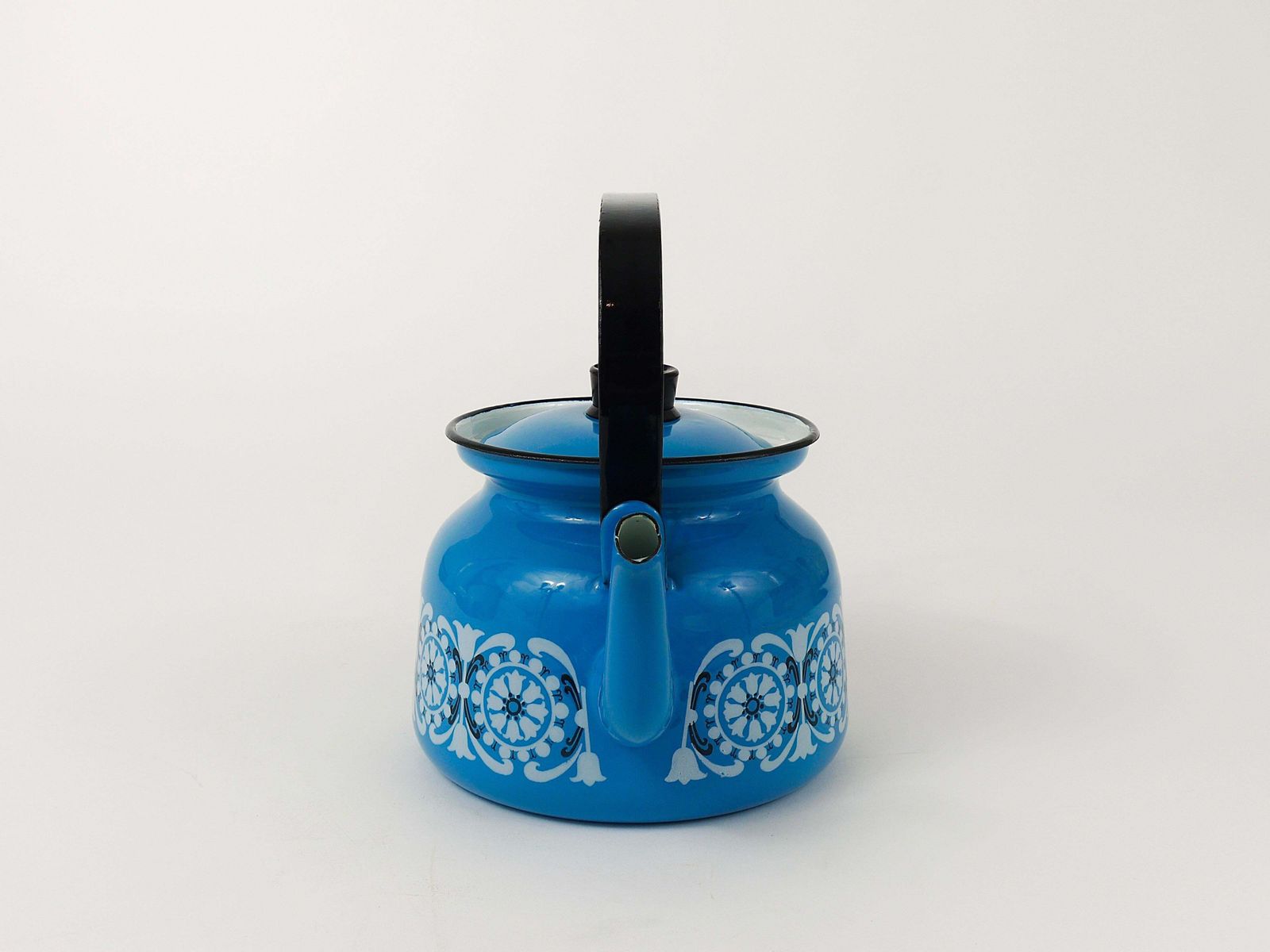 Kaj Franck Mid Century Enamel Tea Pot Kettle, Finel Arabia, Finland photo 363.0