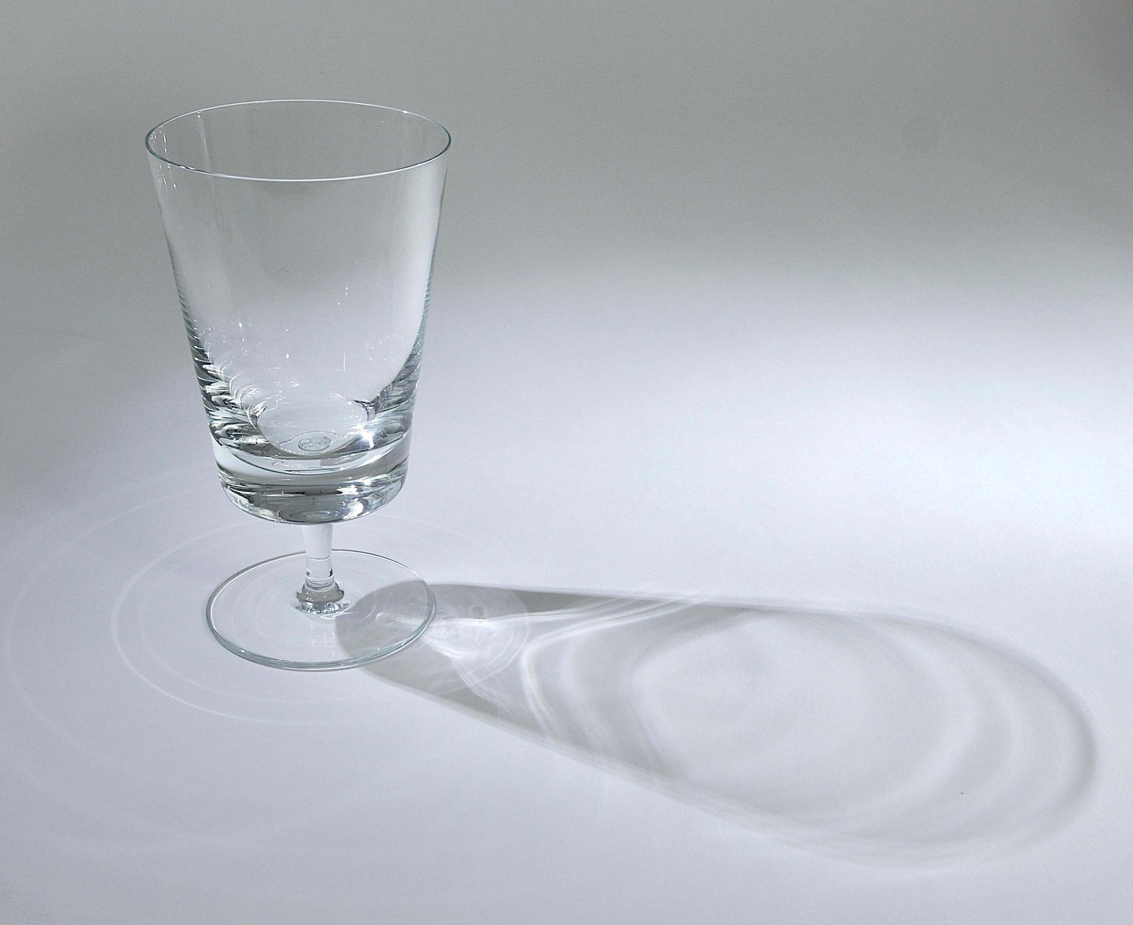 Oswald Haerdtl Set Of Six Mid Century Crystal Wine Glasses, Austria, 1950s photo for sale