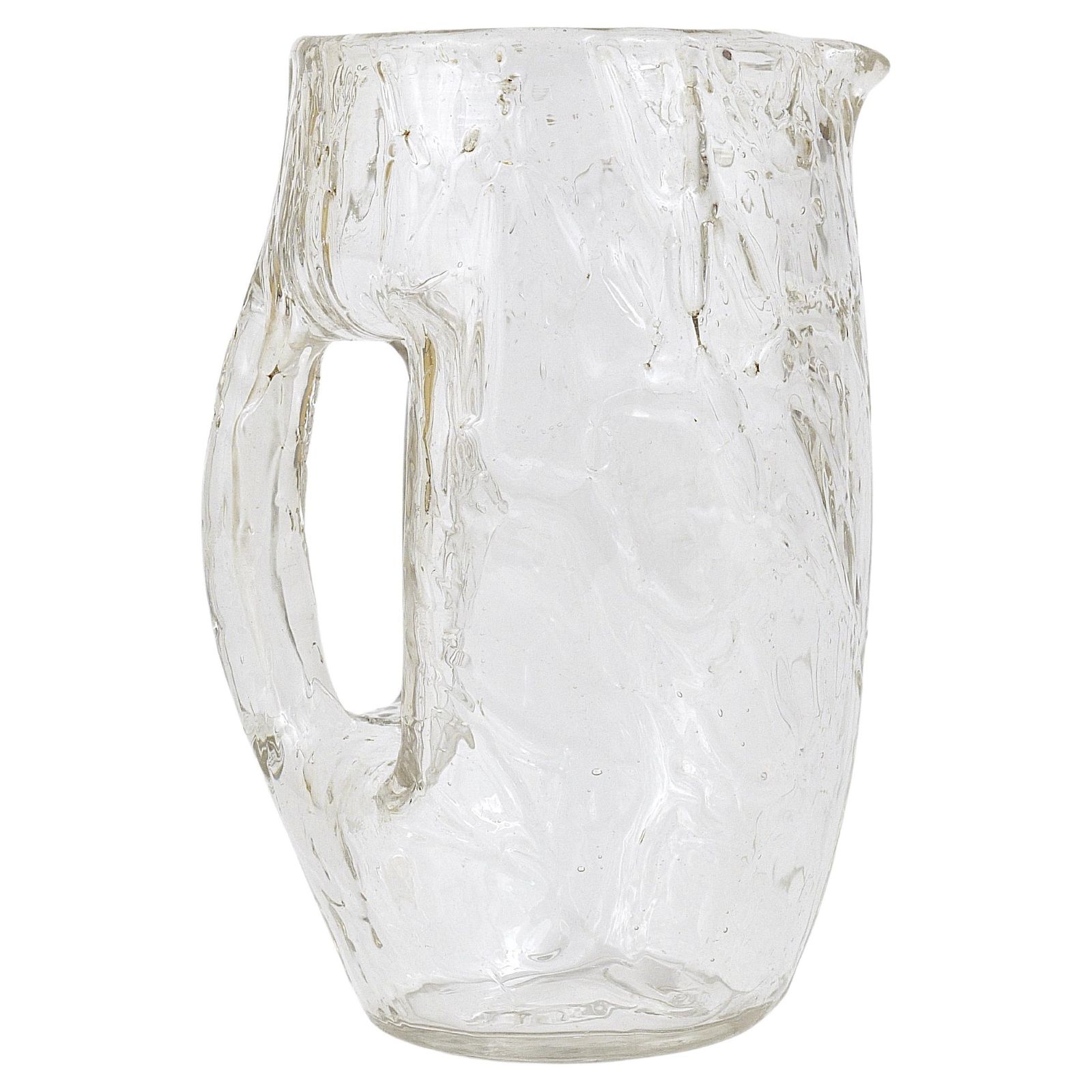 Koloman Moser Art Nouveau Glass Pitcher By Loetz Witwe, Bohemia, 1900s