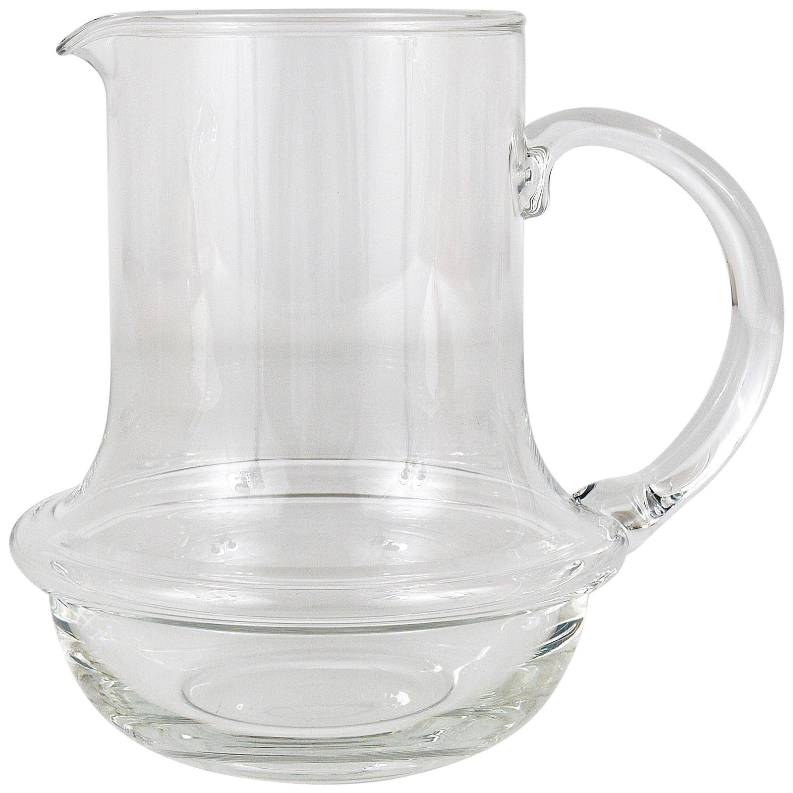 Carl Auböck Midcentury Glass Pitcher Jug By Ostovics Culinar, Austria, 1970s
