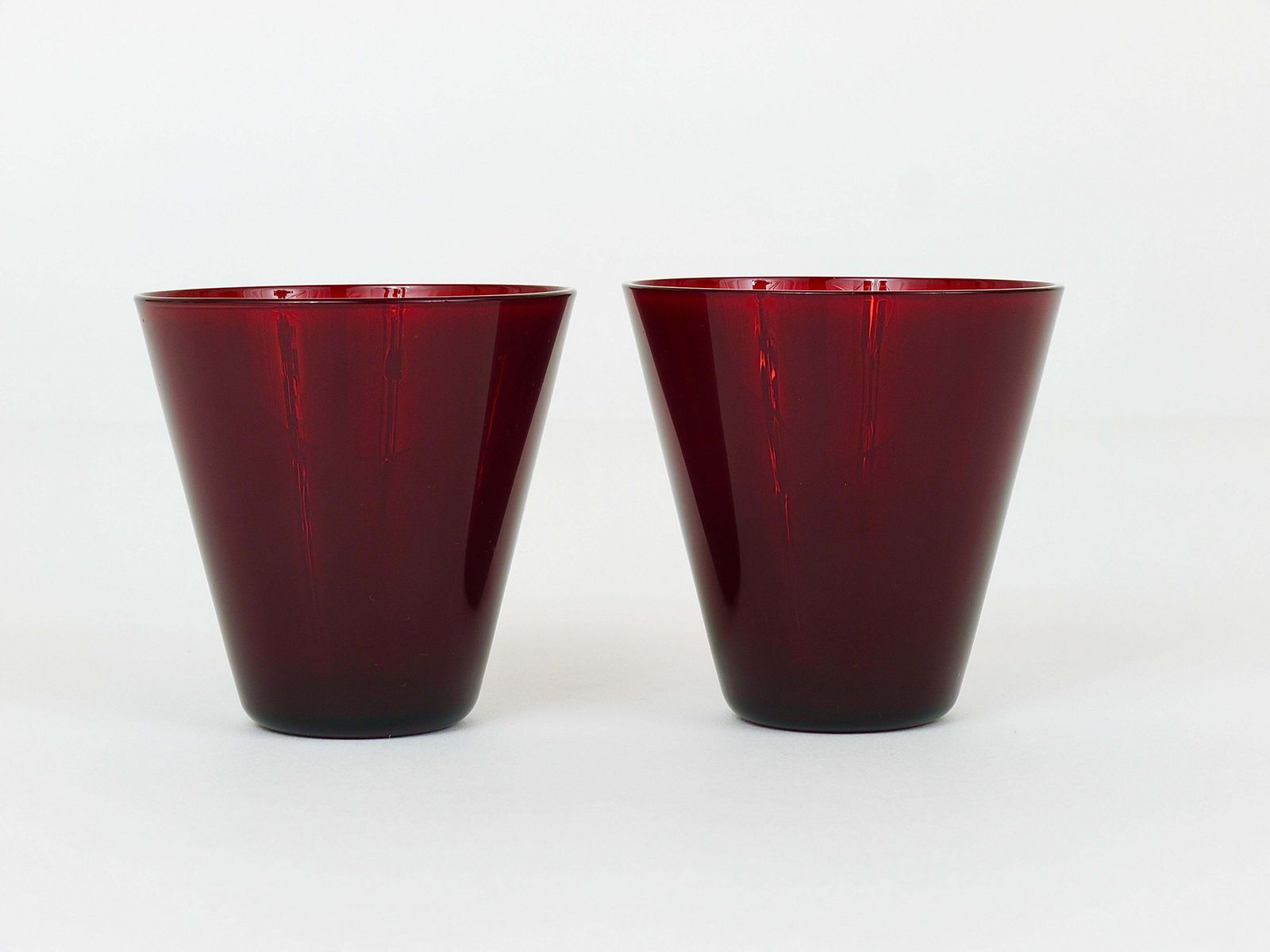 photo furniture Four Kaj Franck Kartio Midcentury Drinking Glasses By Nuutajarvi Nottsjo Finland