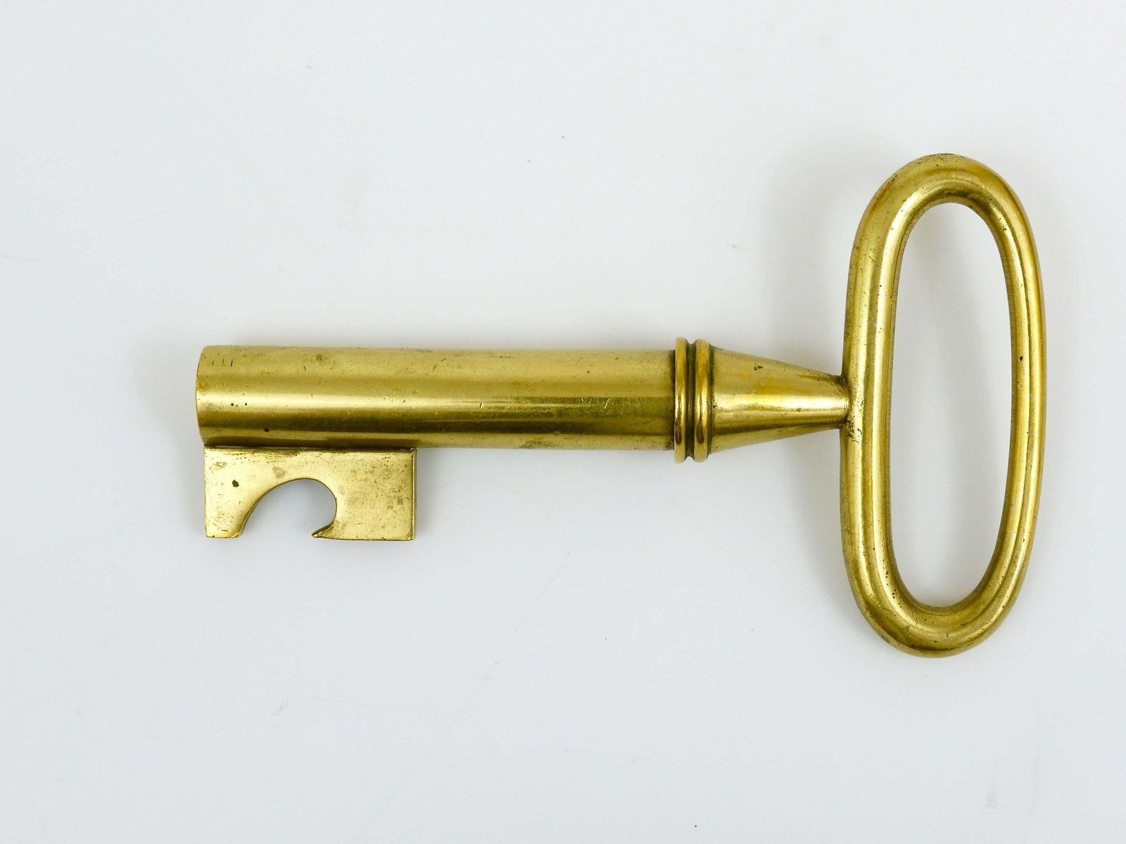Carl Aubock Big Brass Key Cork Screw, Bottle Opener Paperweight, Austria, 1950s photo furniture