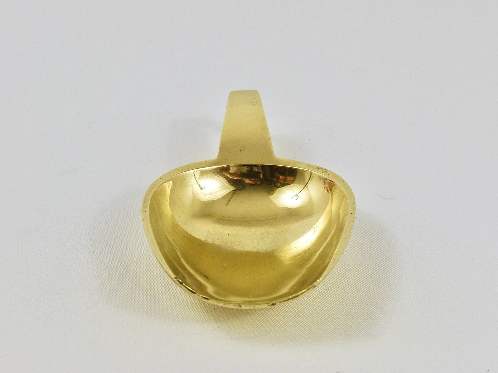 Carl Auböck Midcentury Scoop Bowl Or Ashtray With Handle, Brass, Austria, 1950s photo 685.0