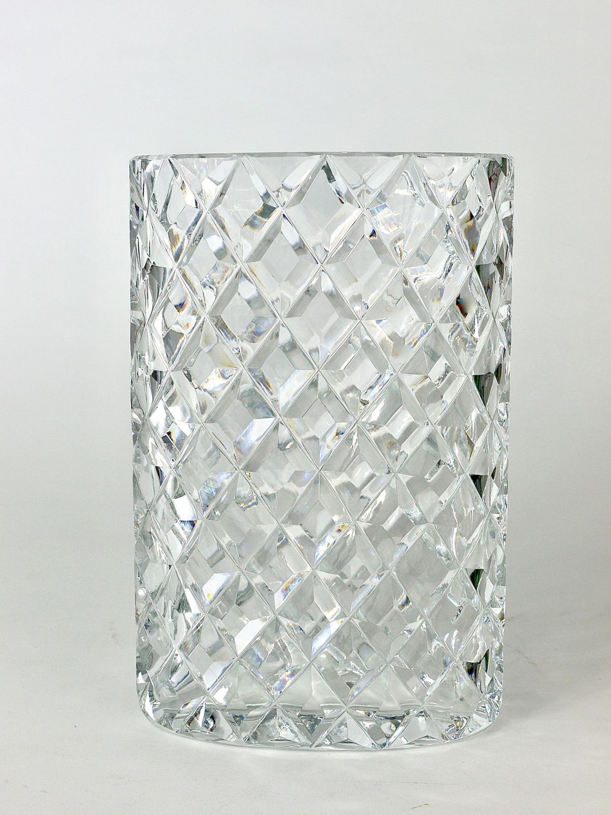 Sparkling Facetted Crystal Glass Vase By Claus Josef Riedel, Austria, 1970s photo buy