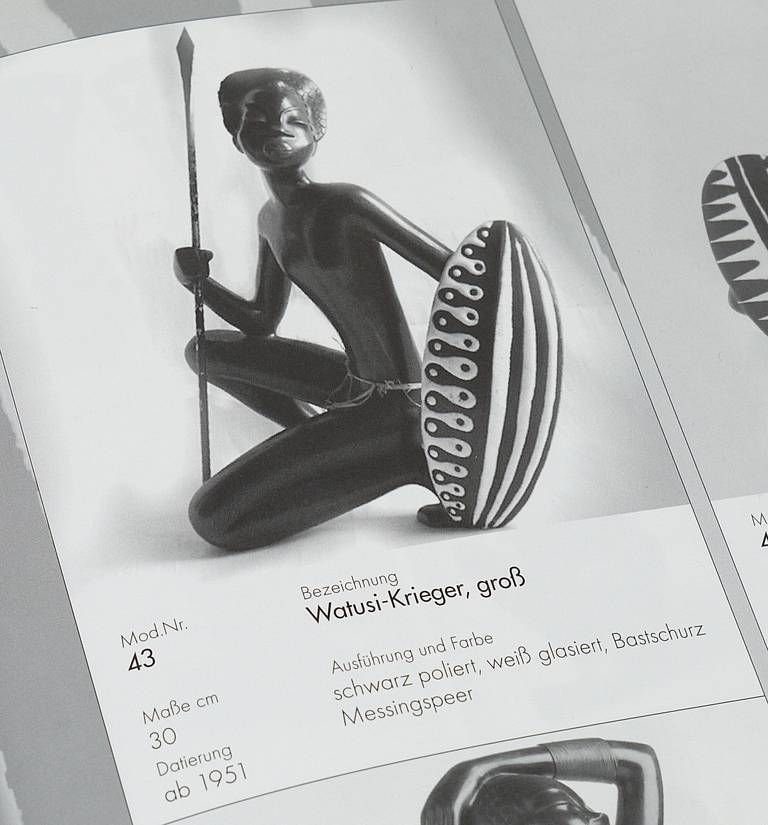 Huge African Watusi Warrior Sculpture By Leopold Anzengruber, Vienna 1950s photo furniture