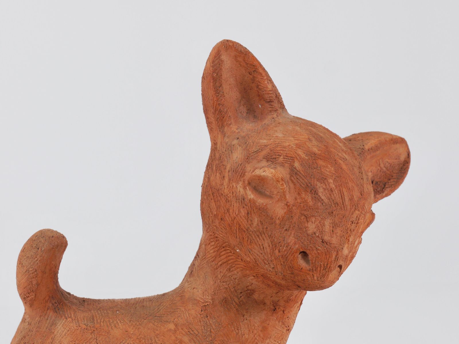 photo buy Walter Bosse Large Baby Deer Pottery Ceramic Sculpture, Austria, 1920s