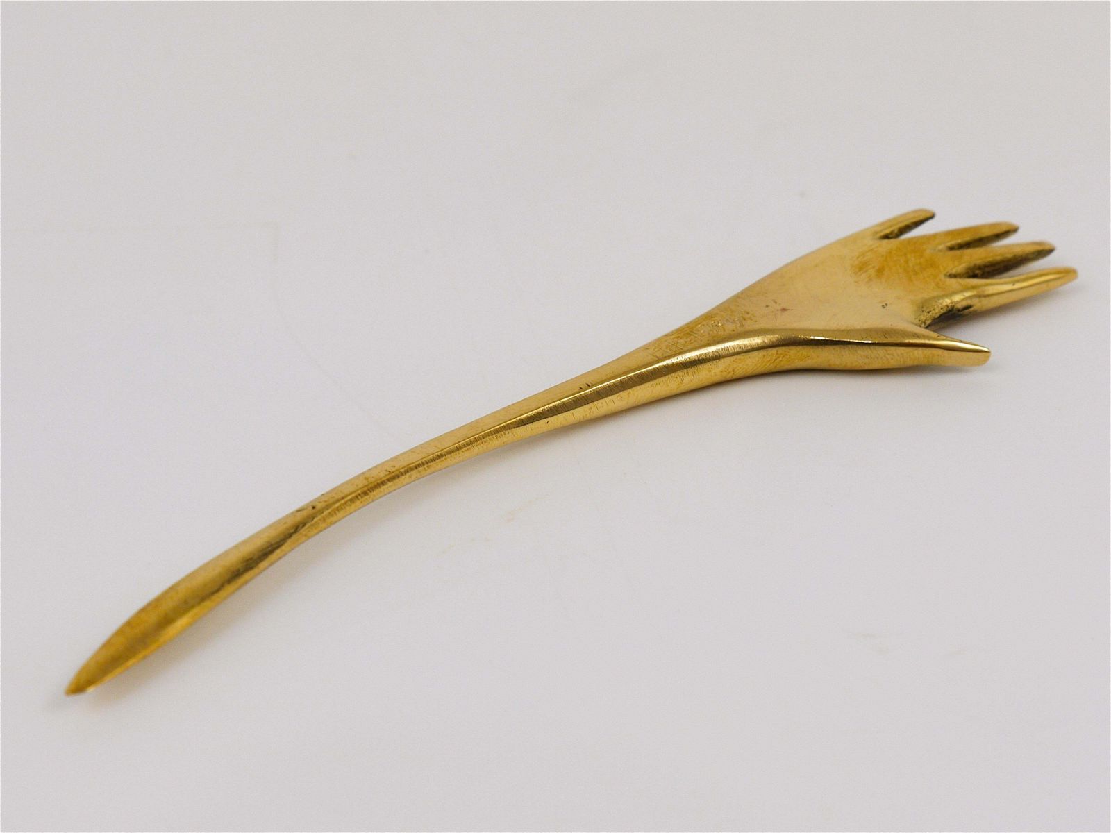 Carl Auböck Brass Hand Letter Opener Letter Knife #7208 photo for sale