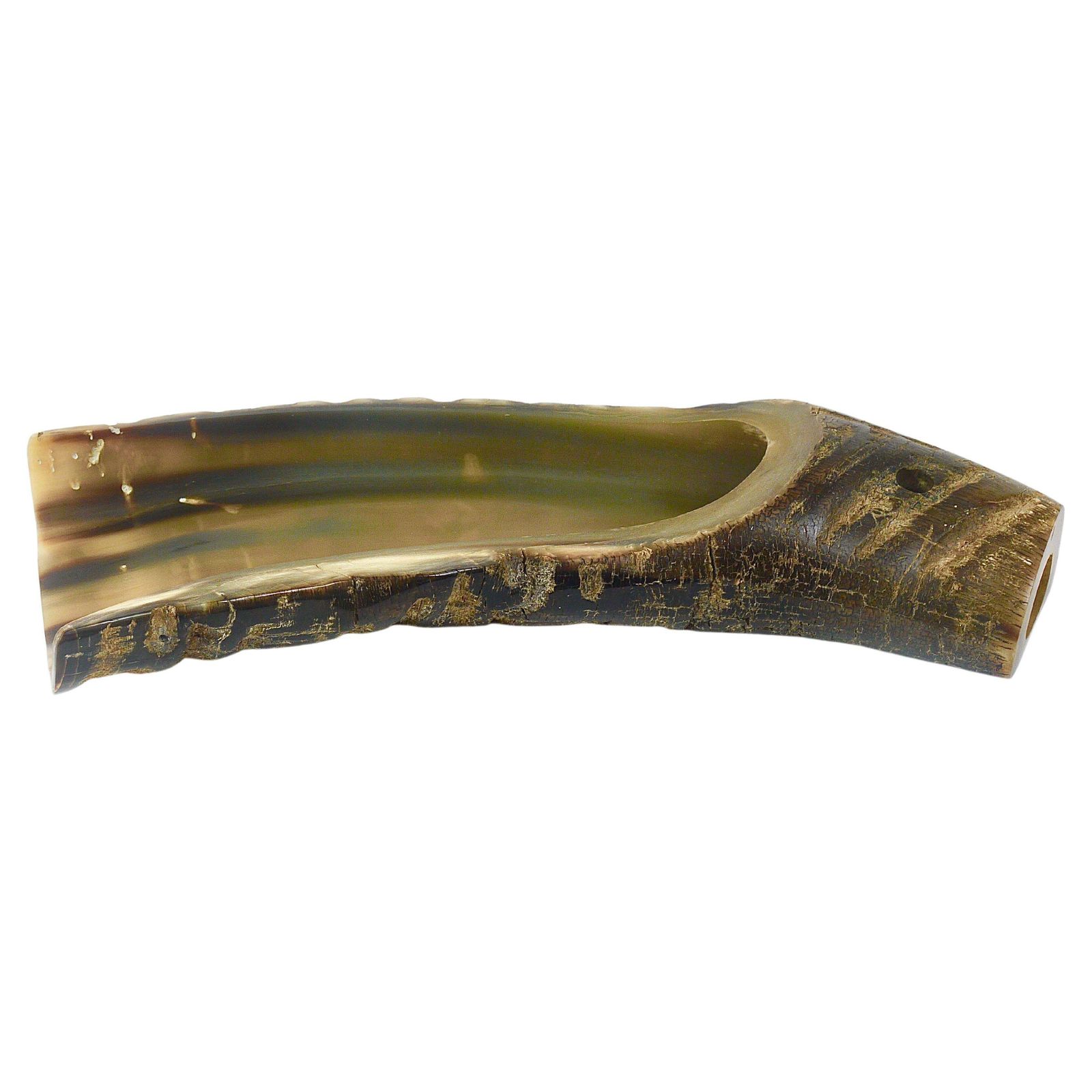 Carl Aubock Mid Century Horn Desk Pen & Pencil Tray & Holder, Austria, 1960s
