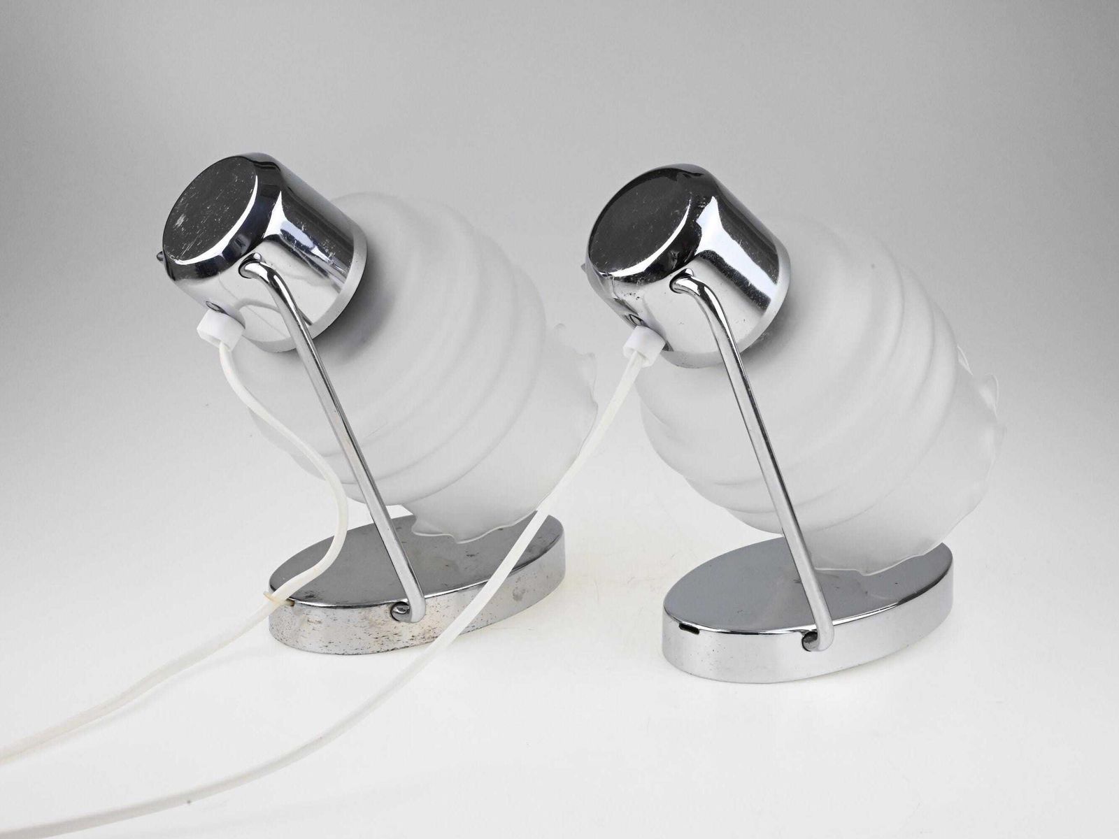 Mid Century Pair Lamps, Pair Of Lamps, Table Lamp, Desk Lamp, Bedside Lamp, Mid Century Lamp, Chrome Lamp, Table Light, Mid Century Lighting photo Lighting