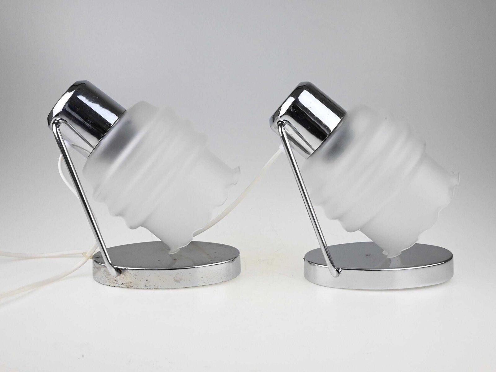 Mid Century Pair Lamps, Pair Of Lamps, Table Lamp, Desk Lamp, Bedside Lamp, Mid Century Lamp, Chrome Lamp, Table Light, Mid Century Lighting photo 172.0