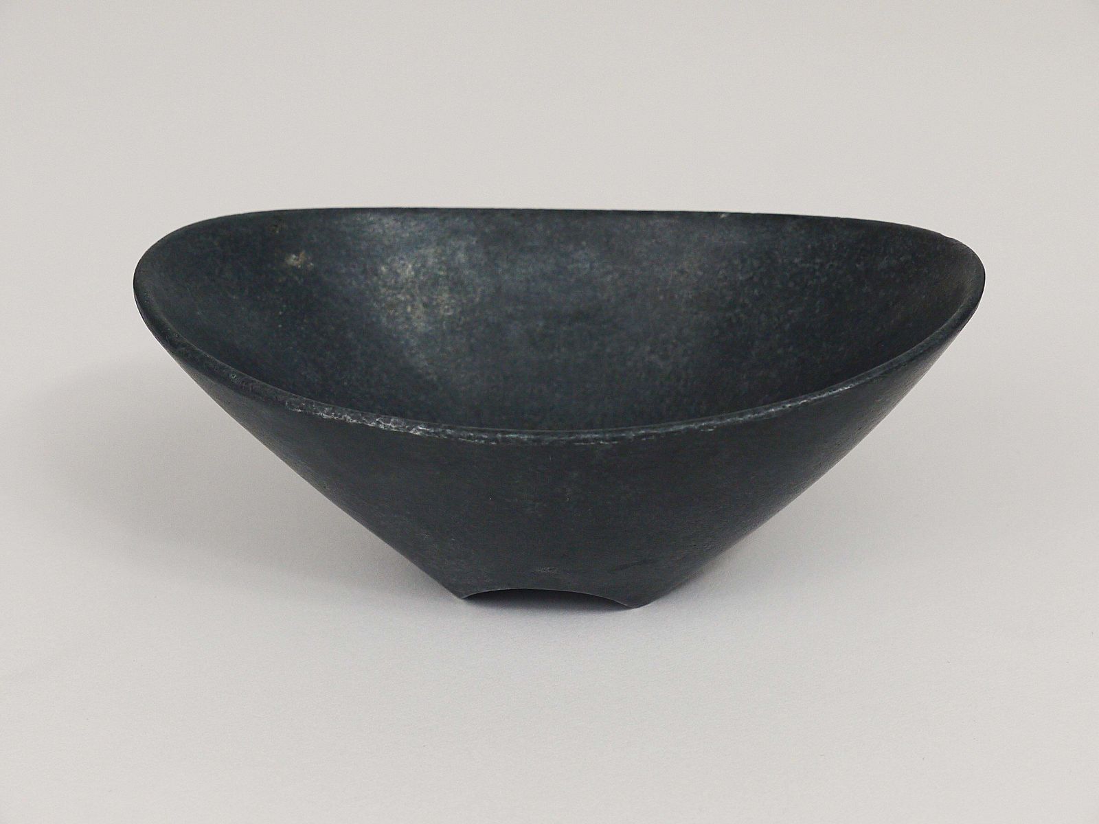 Carl Aubock Midcentury Black Cast Iron Bowl Or Ashtray, Austria, 1950s photo 1129.0
