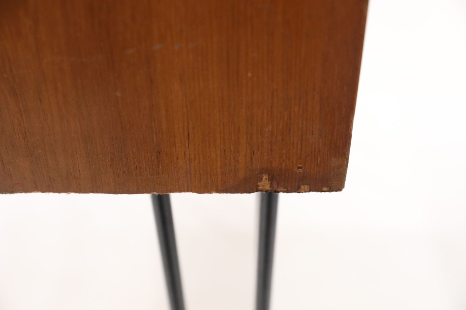 photo vinterior 1960s Teak Cupboard With Metal Shelving Sliding Tambour Doors Free Uk Delivery