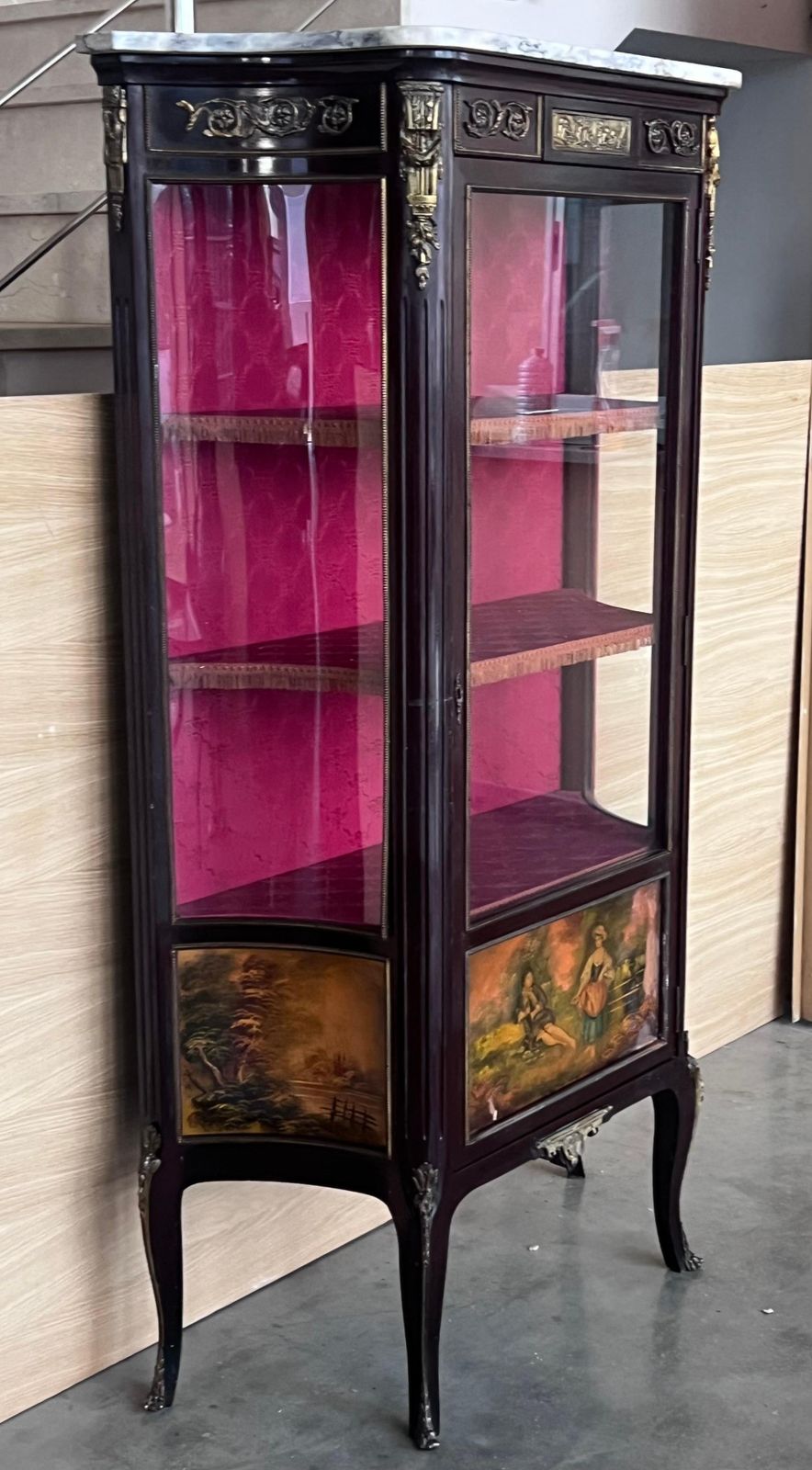 Vitrine de style Napoléon III, XIXe siècle photo 4960.0