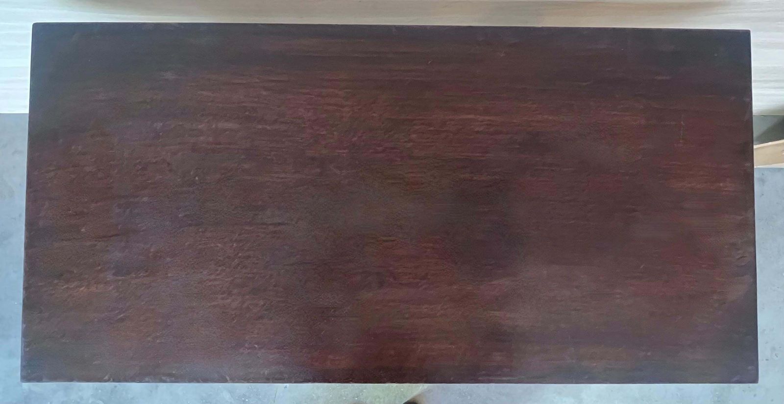 Table d'appoint baroque espagnole ébonisée, pieds en lyre, XIXe siècle photo buy