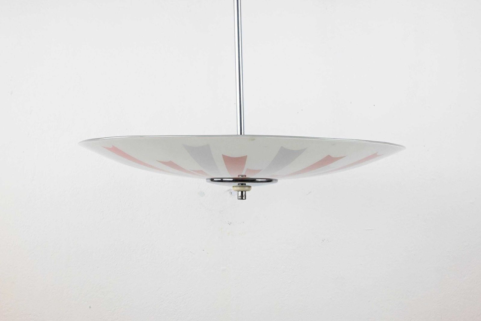 Round Glass Ceiling Light, Ceiling Lamp, Atomic Lighting, Mid Century Lighting, Mid Century Lamp, Mid Century Modern. Mid Century photo furniture
