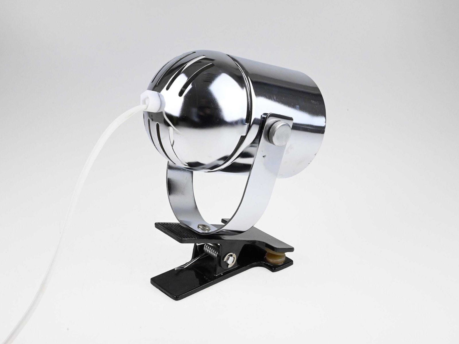 photo furniture Chrome Clip On Table Lamp By Lidokov, Stanislav Indra Lamp, Metal Lamp, Desk Metal Lamp, Table Lamp, Desk Lamp, Mid Century Lamp