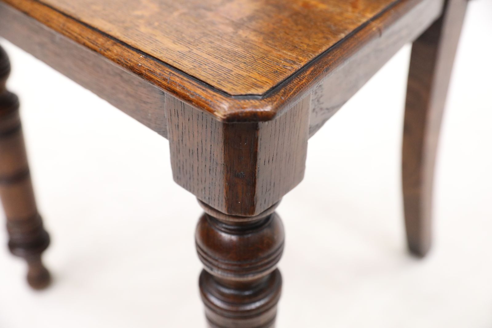 Carved Antique William IV Hall/Bedroom Chair Quartersawn Oak Free Delivery photo buy