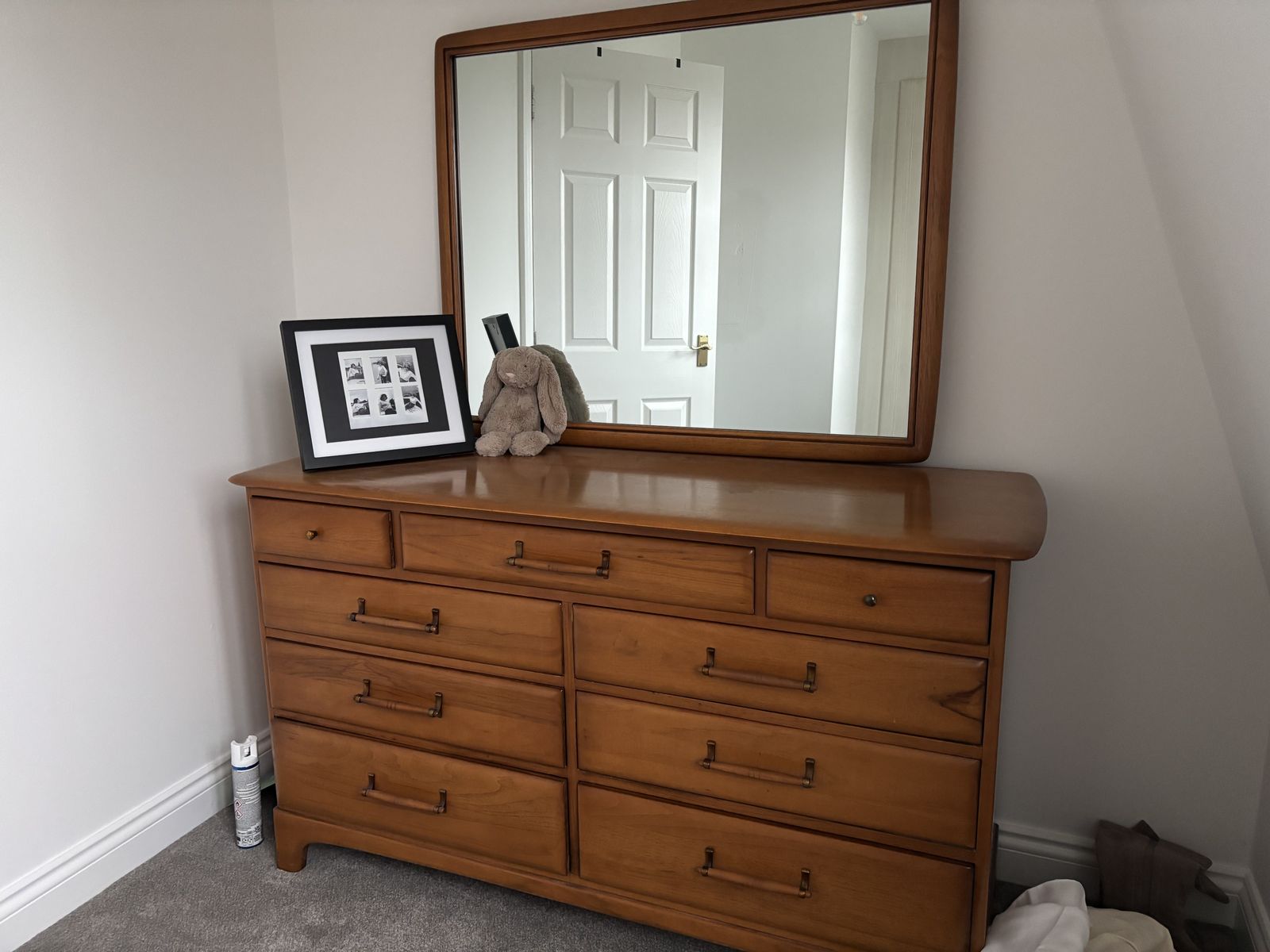Mid Century Chest Of Drawers With Mirror