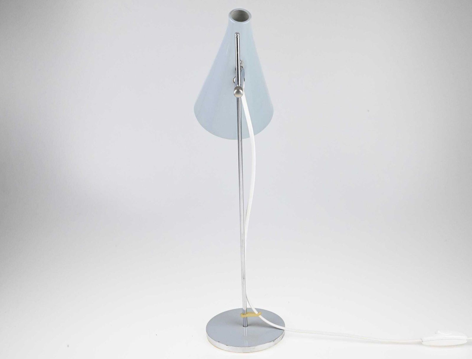Gray Lidokov Table Lamp By Josef Hurka, Lidokov Lamp, Vintage Table Lamp, Industrial Lamp, Desk Lamp, Mid Century Lamp, Retro Lamp, Lamp photo vintage