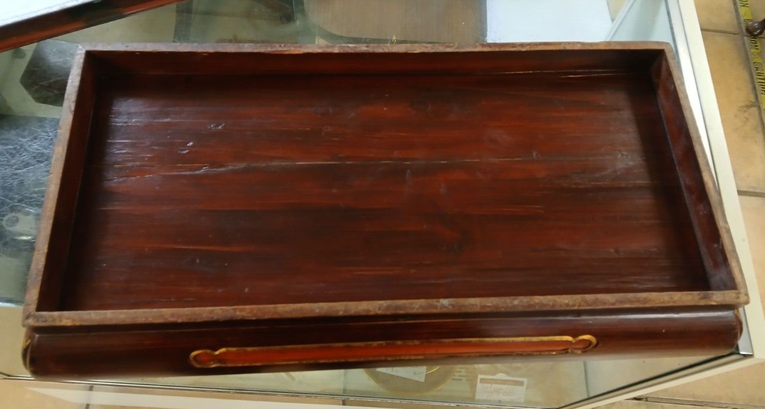 photo furniture Very Rare Antique Chinese Lacquered Wood Food Presentation/Tea Ceremony Box