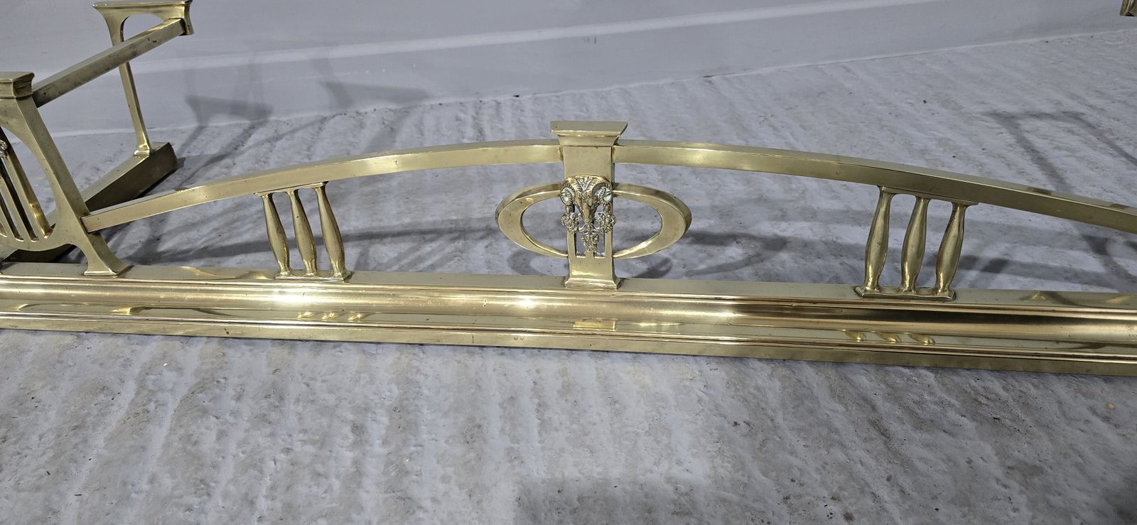 Fab Art Noveau Brass Fender photo Home Fixtures