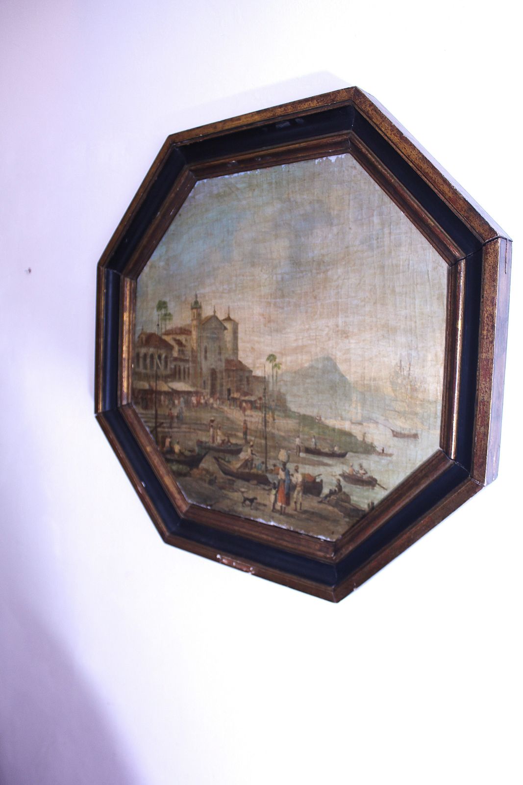 Early 19th Century Capriccio View Of Rio De Janeiro photo vintage