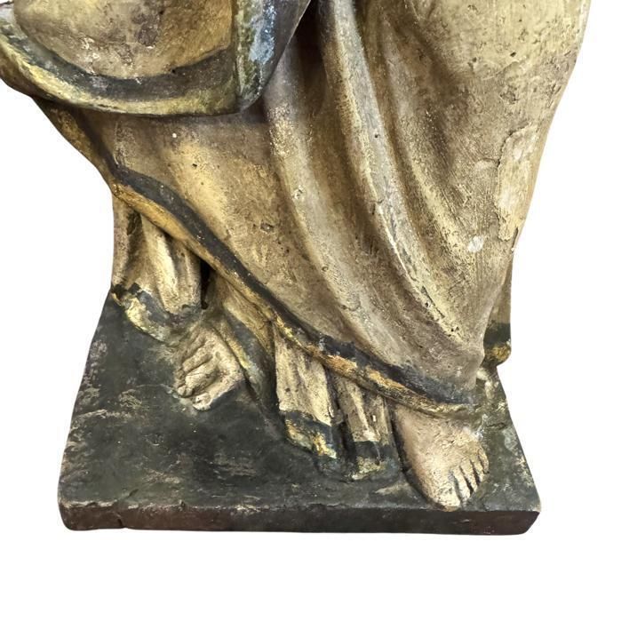 18th Century Polychromesaint Mary Magdalene. photo vinterior