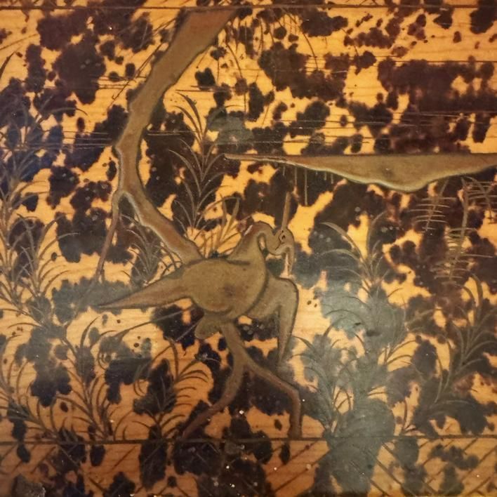 Japanese Lacquered Box Of Four Deck Of Cards photo for sale