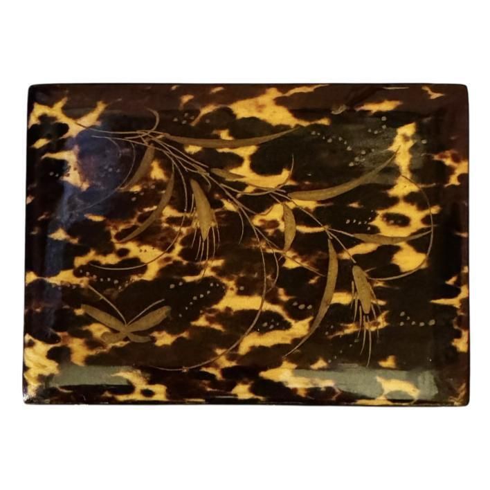 Japanese Lacquered Box Of Four Deck Of Cards photo vinterior