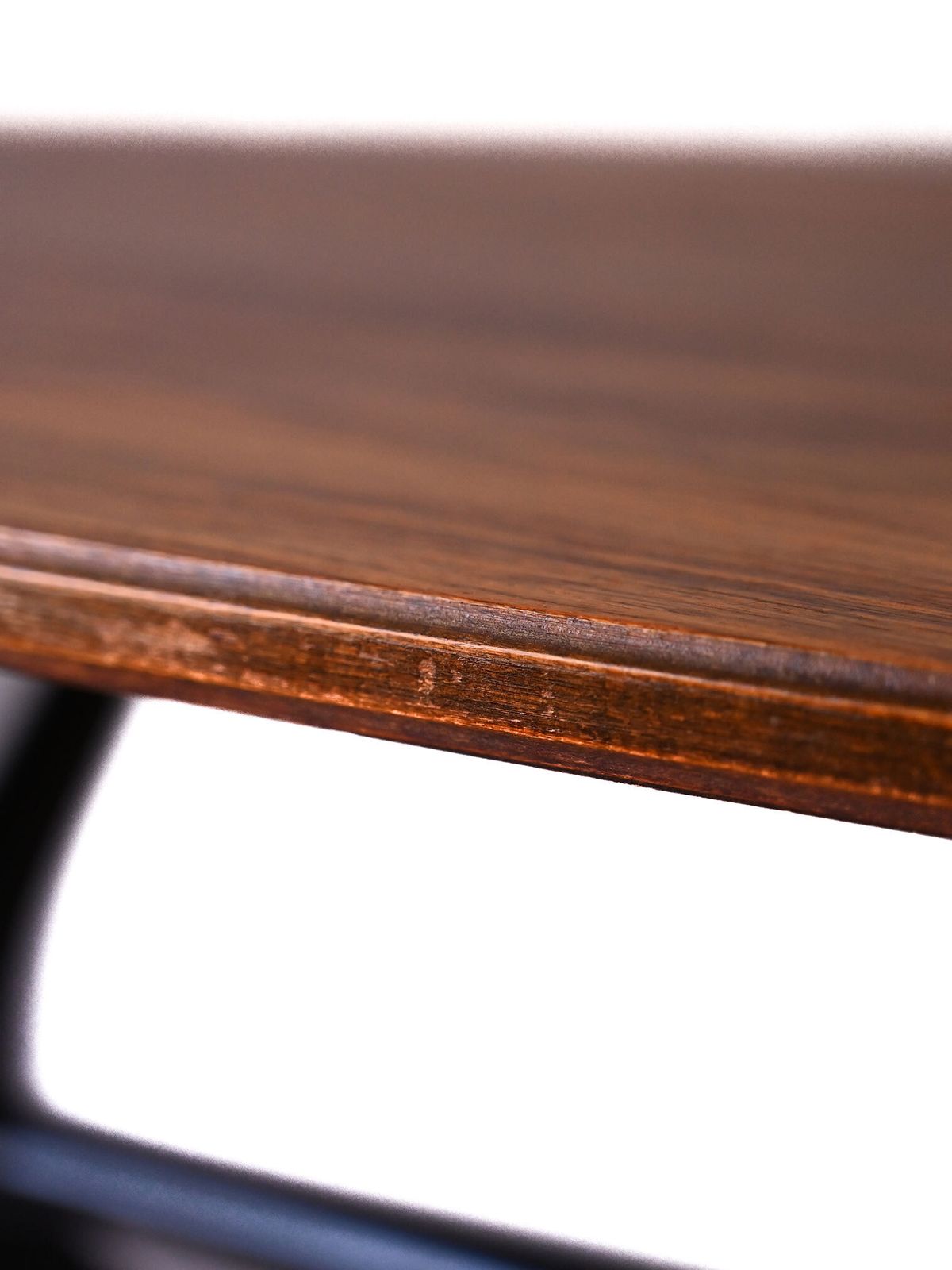 Scandinavian Coffee Table With Black Legs photo vintage