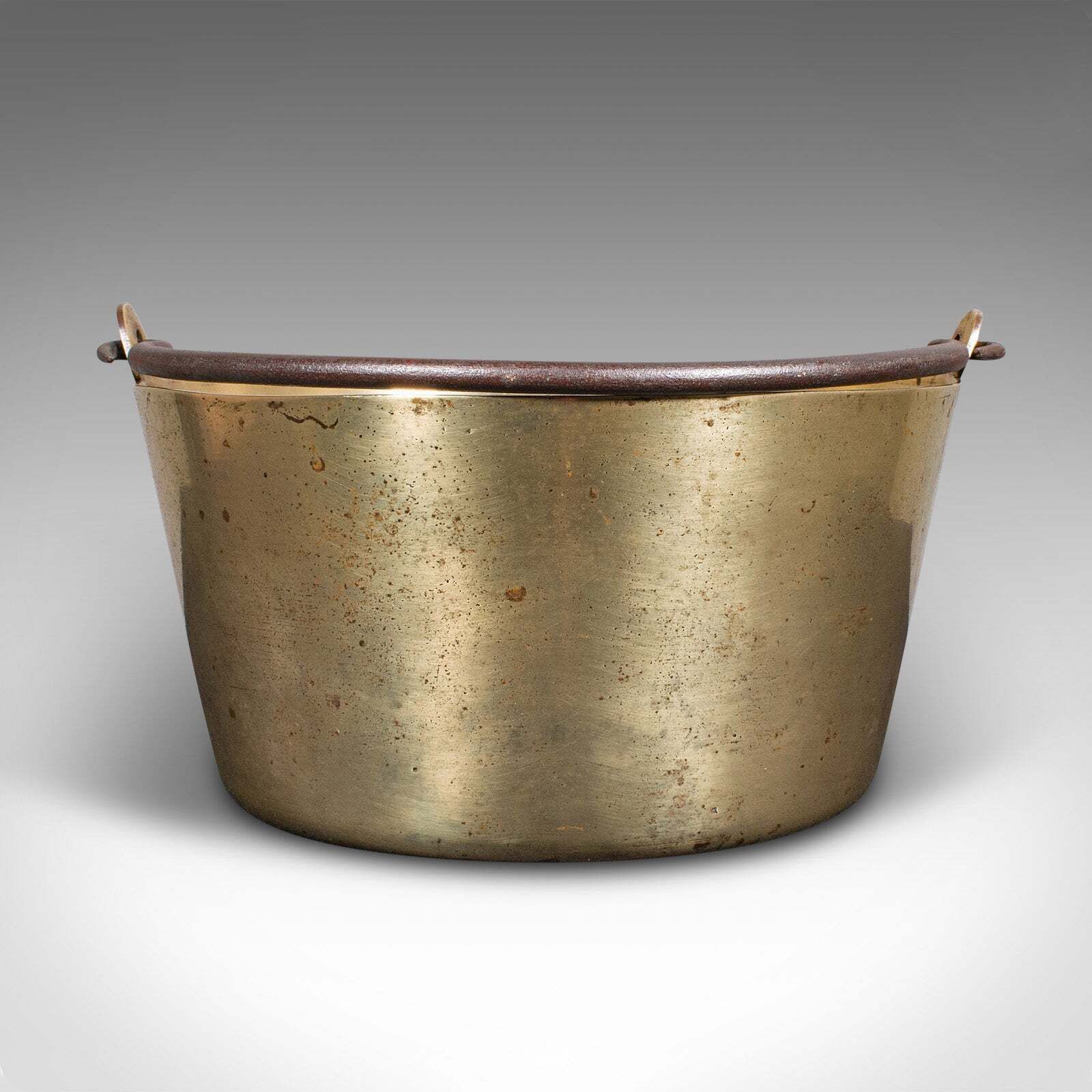 Antique Preserve Warmer, English, Bronze, Jam Pan, Fireside Interest, Georgian photo Home Fixtures
