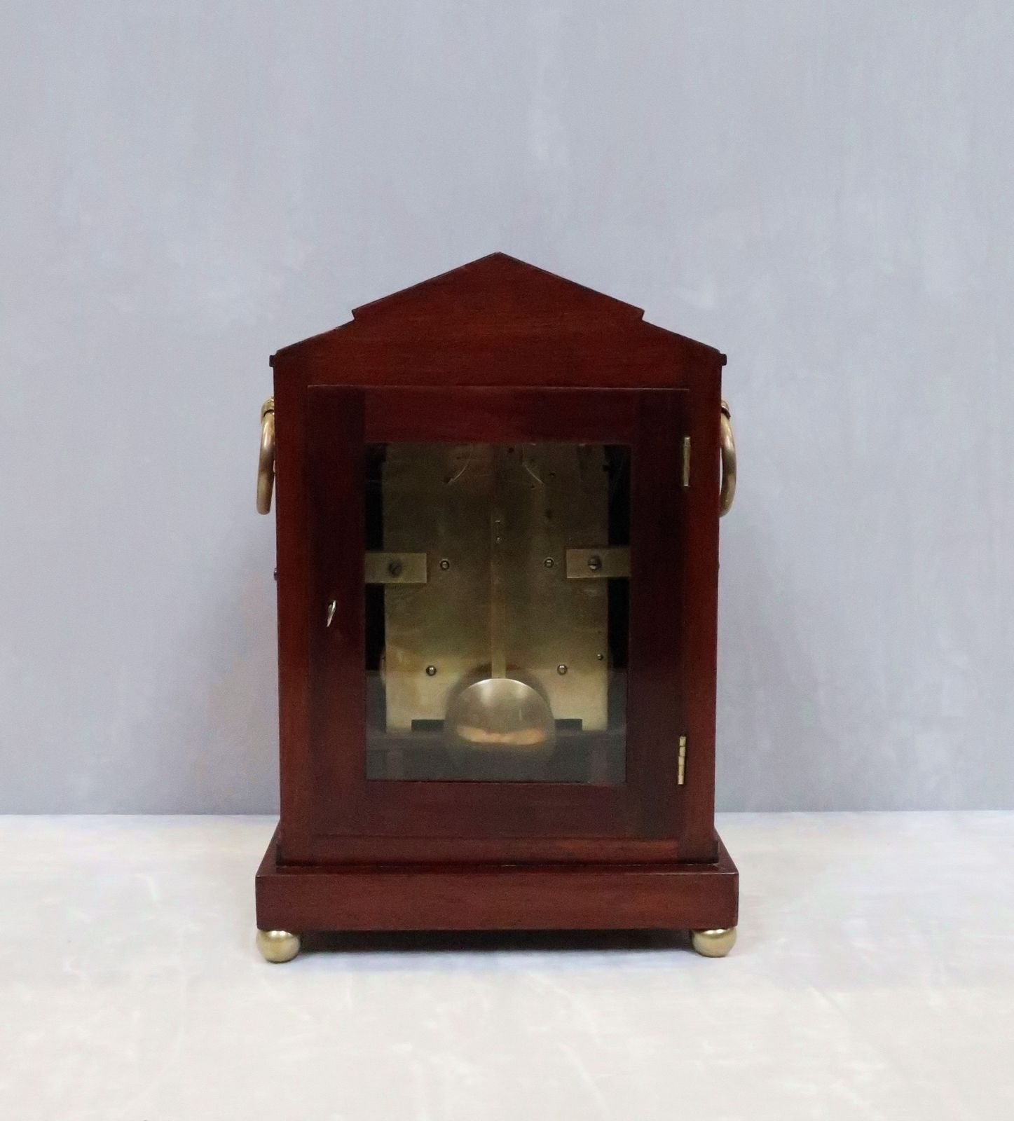 Home Decor Regency Mahogany And Brass Inlaid Bracket Clock By Thomas Connold photo