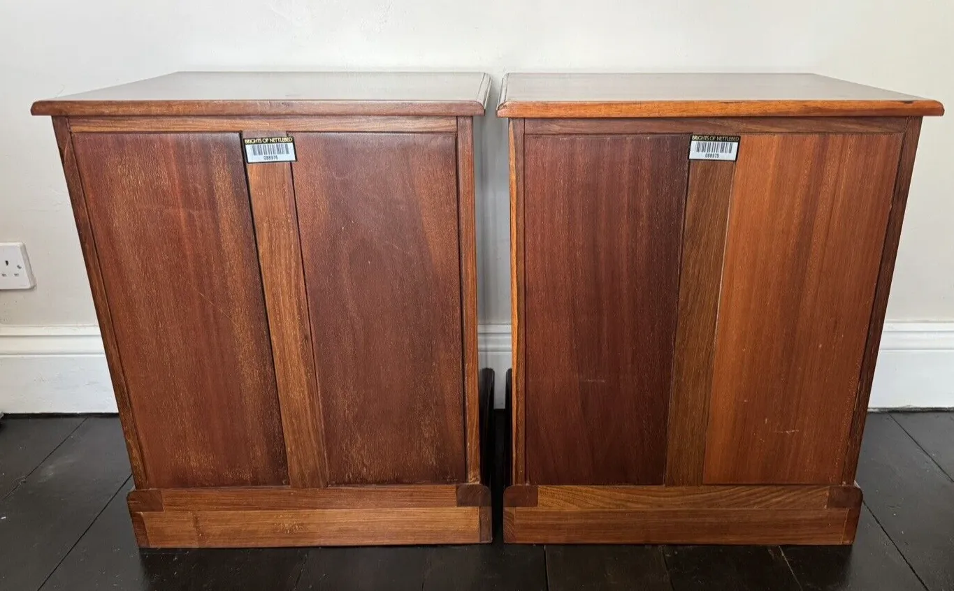 photo for sale Georgian Style Bedside Tables / Chests By Brights Of Nettlebed