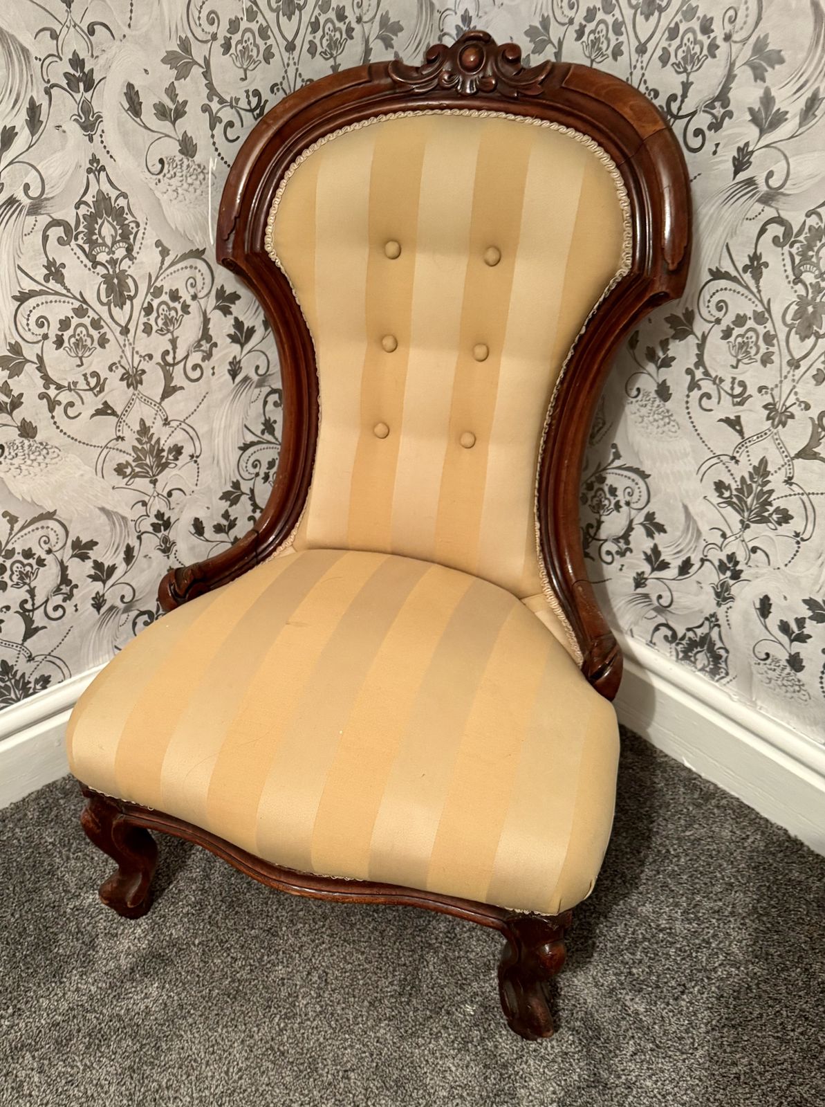 Victorian Armchair And Nursing Chair