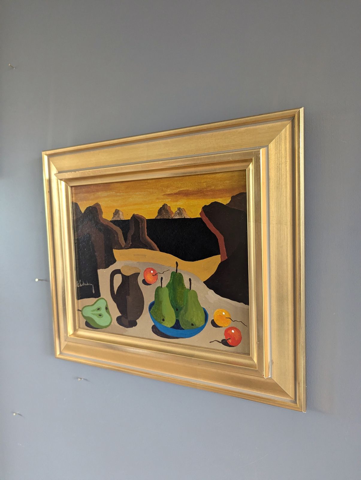 Surrealist Still Life Oil Painting photo for sale