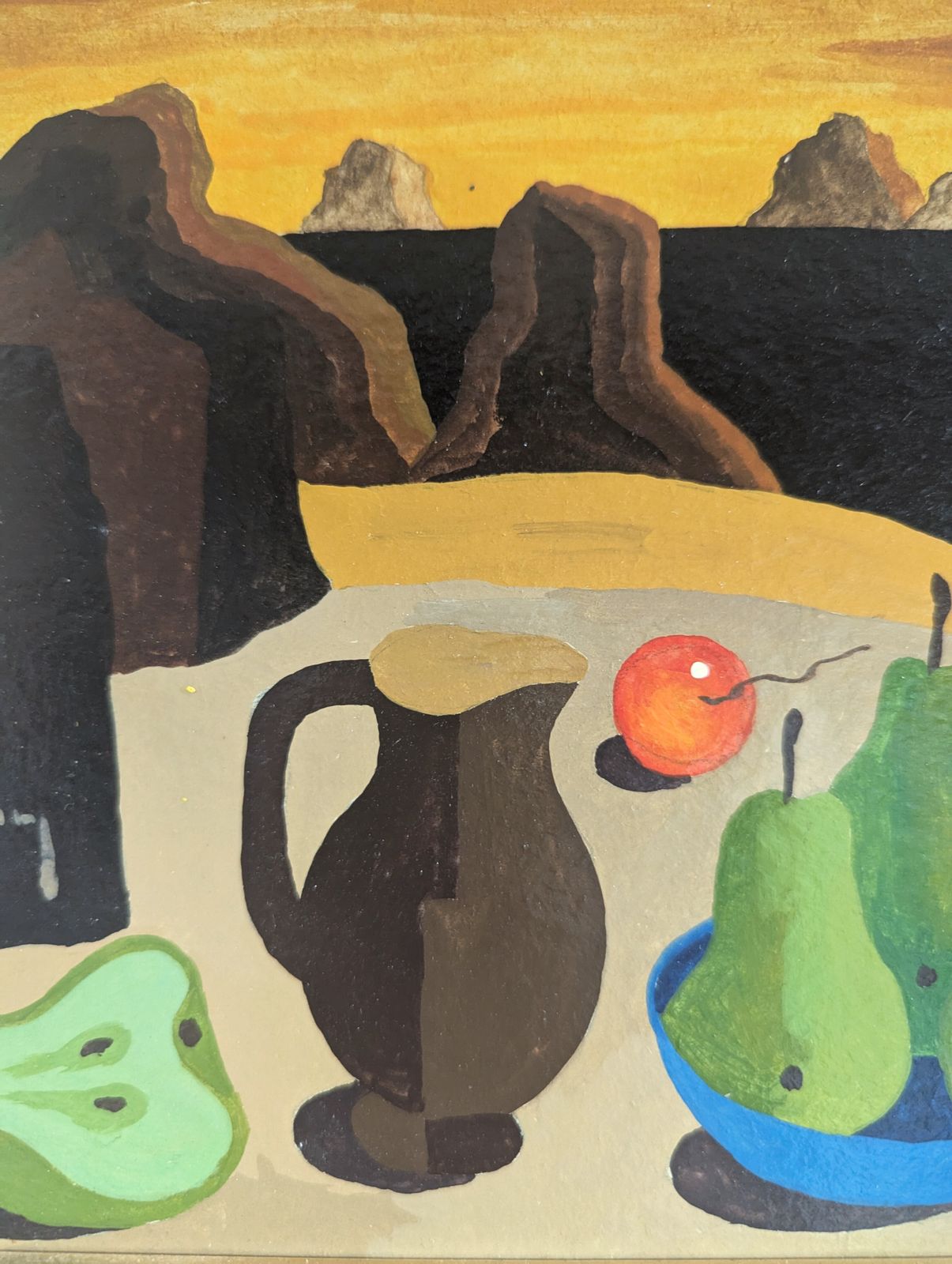 photo for sale Surrealist Still Life Oil Painting