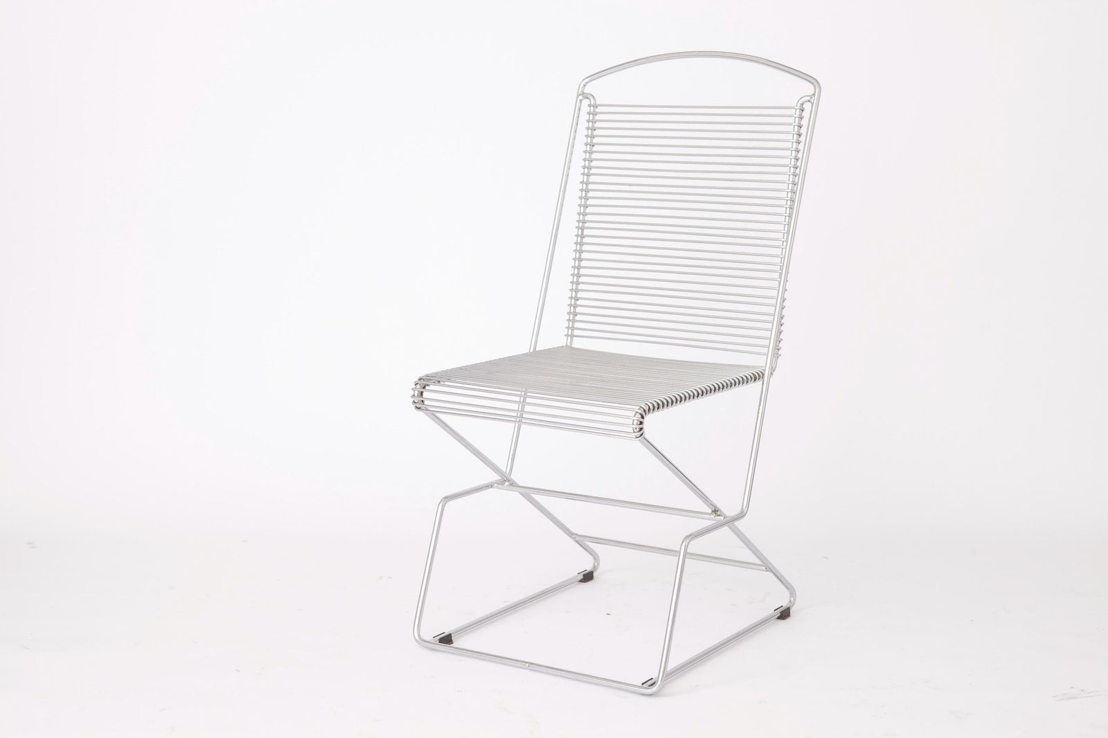 4 Chromed Vintage Chairs 1980s By Till Behrens For Schlubach, Germany photo vintage