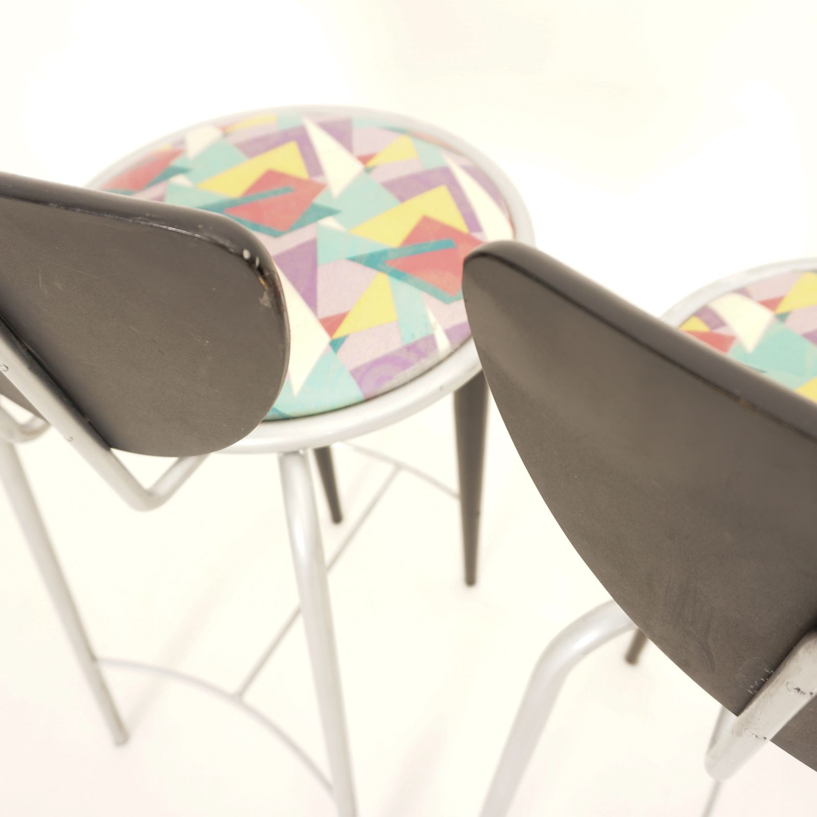 photo furniture Bauhaus Bar Stools, 1980, 1980s