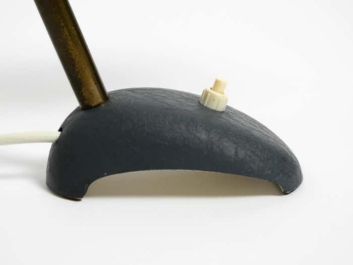 Beautiful Small 1950s Table Lamp With Metal Gooseneck From Gebrüder Cosack photo vintage