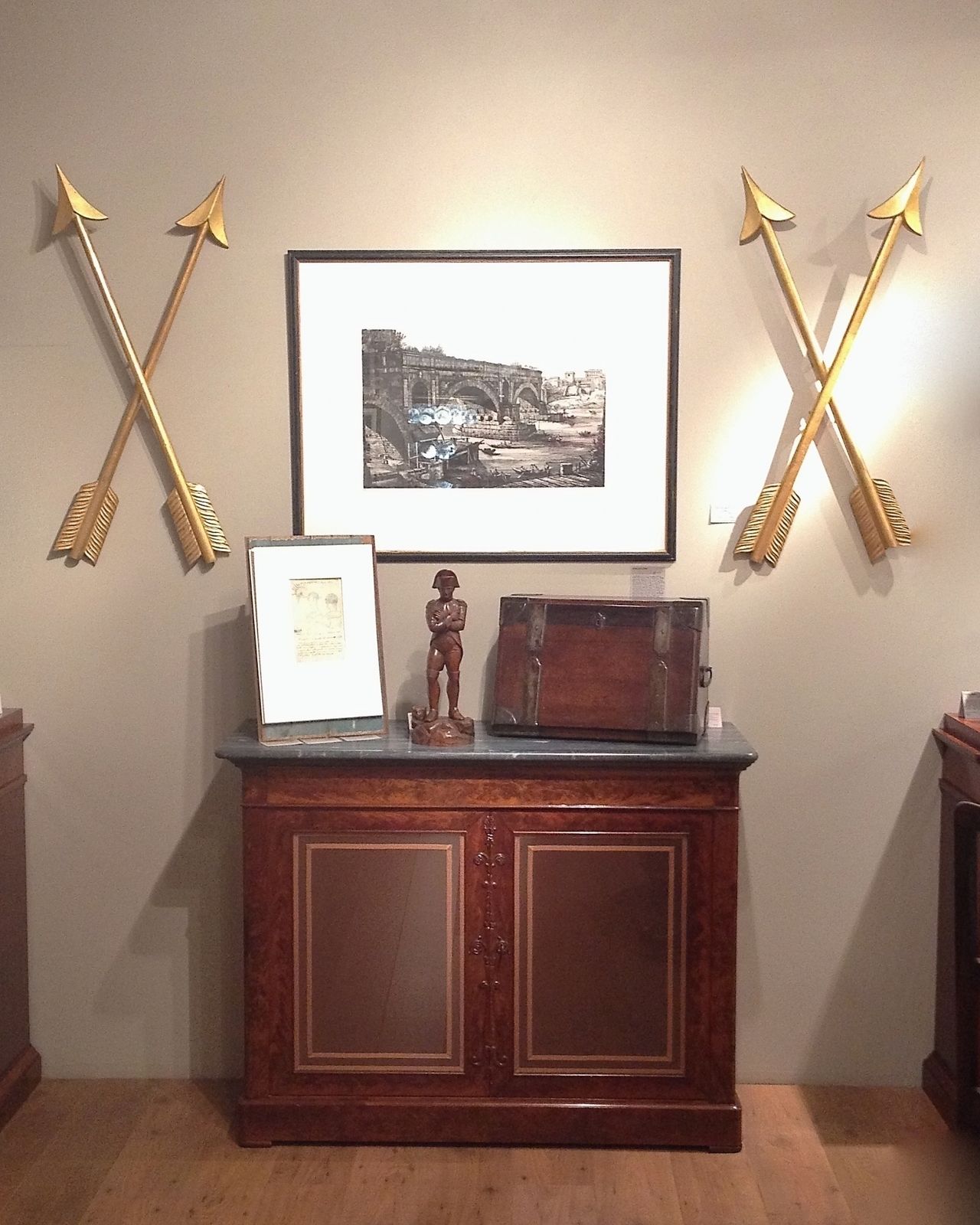 Four Gilt Wooden Arrows photo for sale