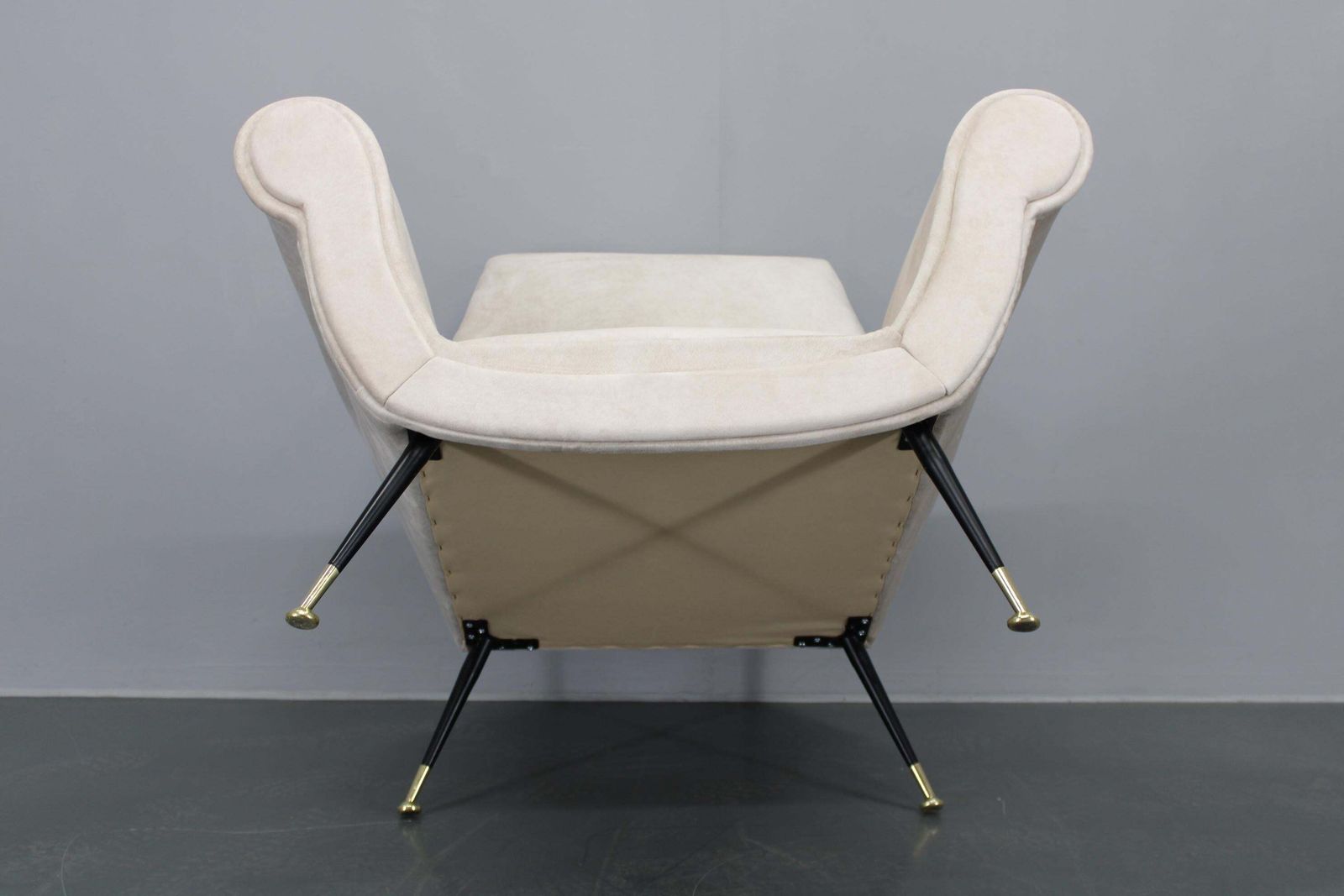 Furniture 1950s Restored Italian Armchair photo