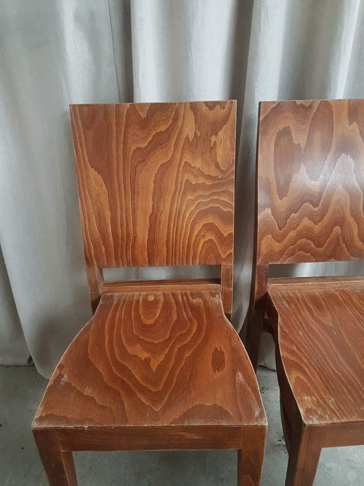 photo furniture Vtg Mid Century Style  Set Of 8 Stacking Dining Chairs R708