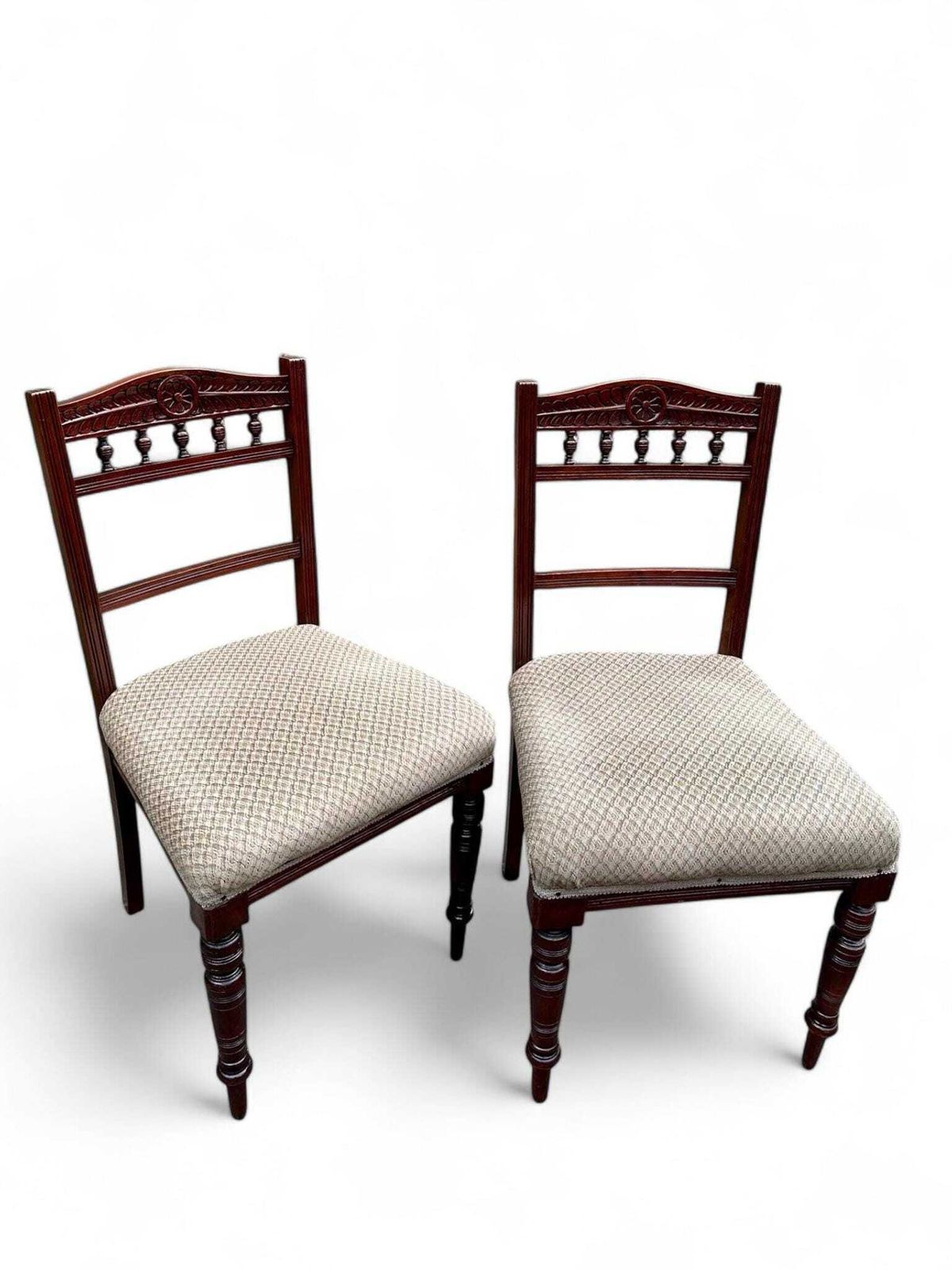 Antique Victorian Mahogany Dining Chairs C1850 / Set Of 6 photo 500.0