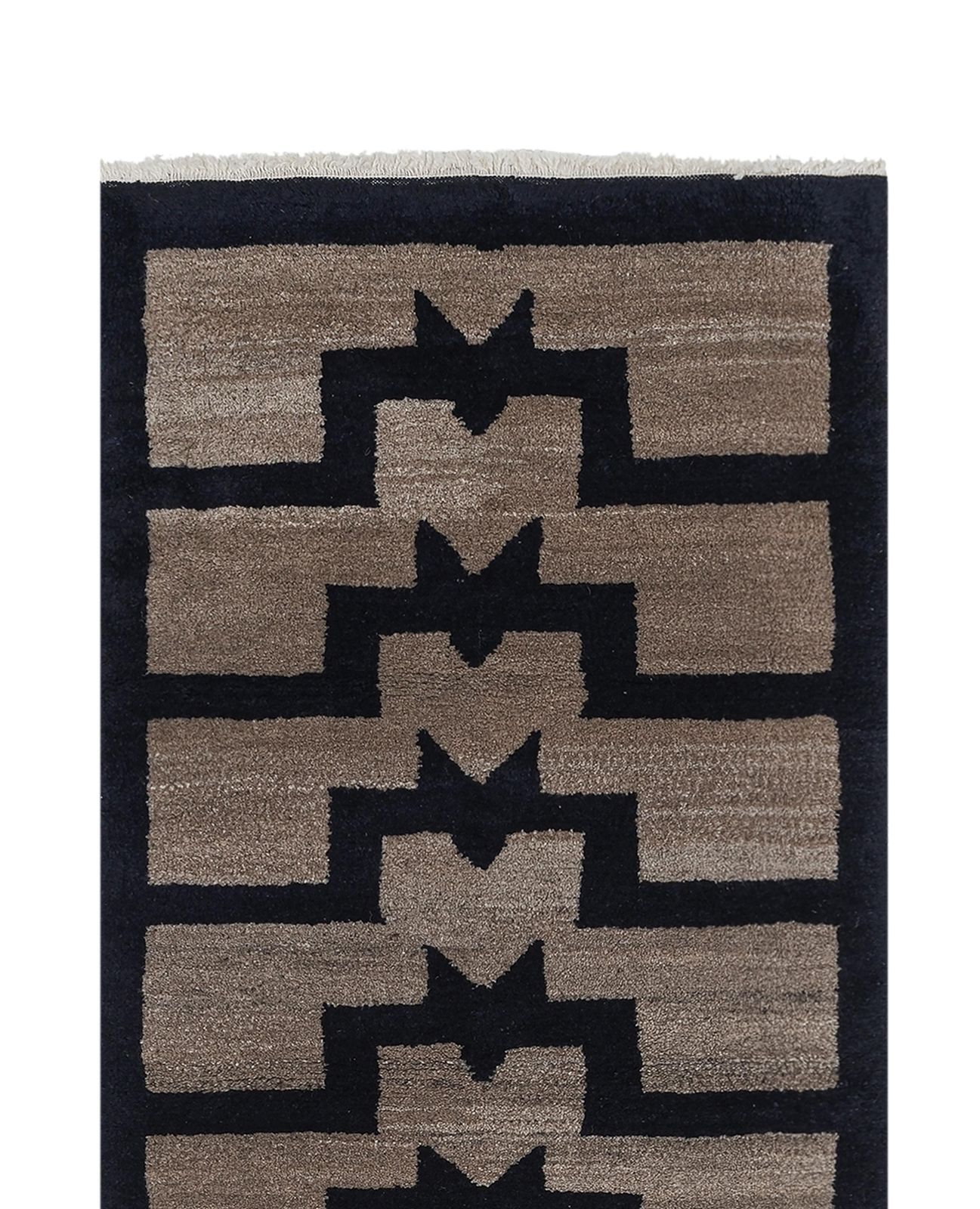 Hand Woven Soft Mohair Wool Long Pile Tulu Carpet 2'8'' X 6'9'' photo 600.0