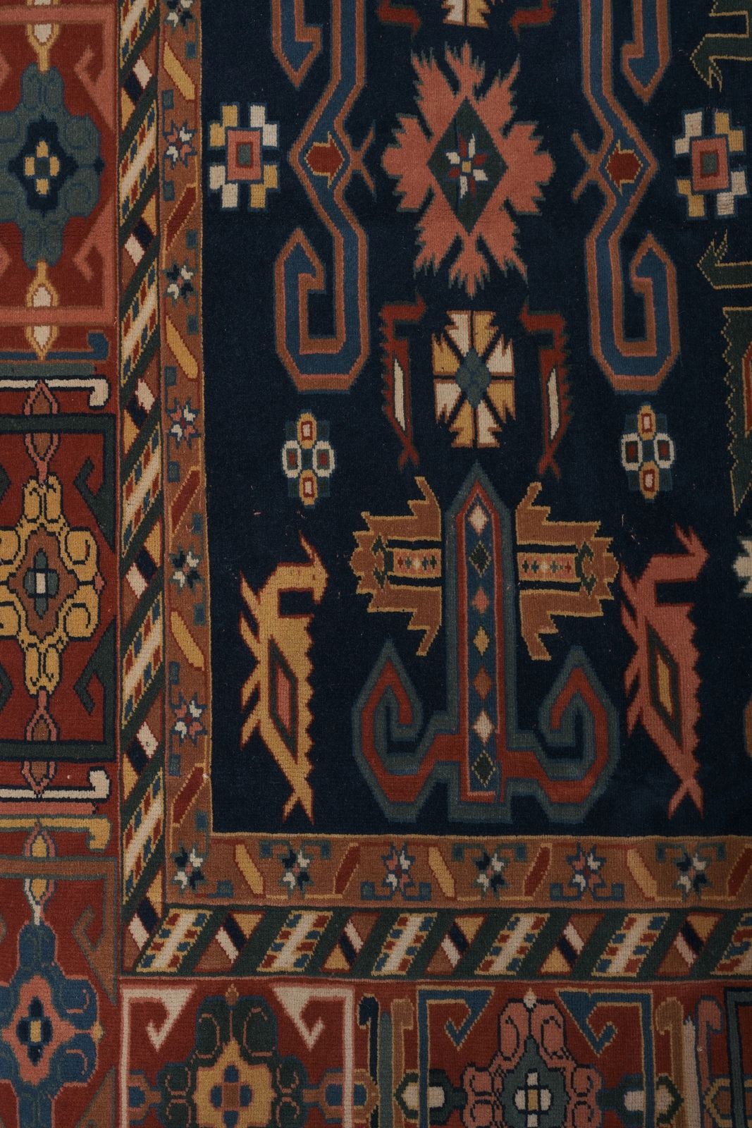 photo furniture Caucasian Shirvan Perepedil Rug 6'1'' X 7'9''