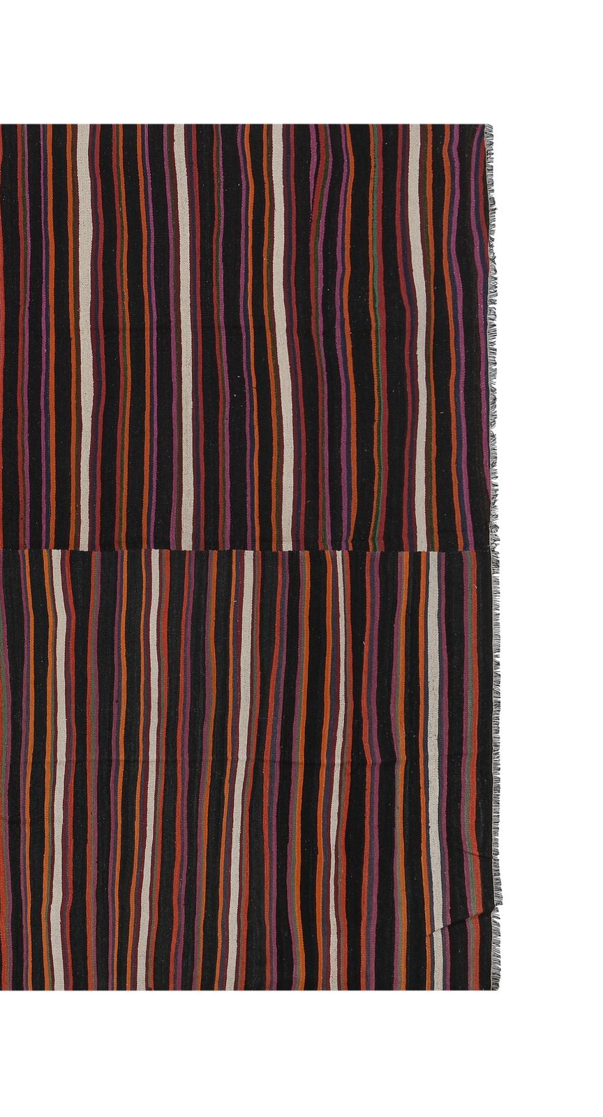 Striped Turkish Kilim Rug 9'1'' X 11'1'' photo 1750.0